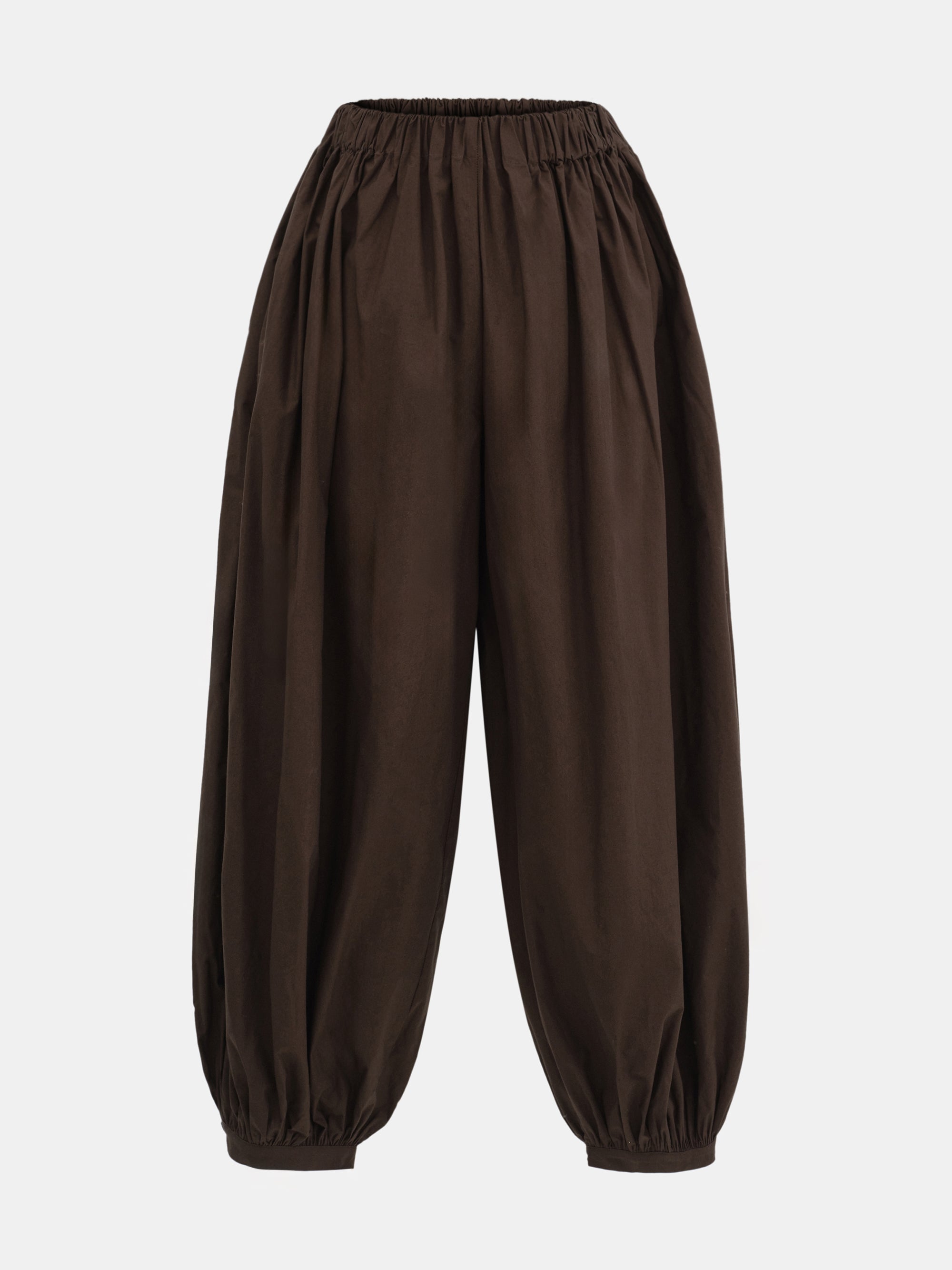 Halle Balloon Parachute Pants, Brown