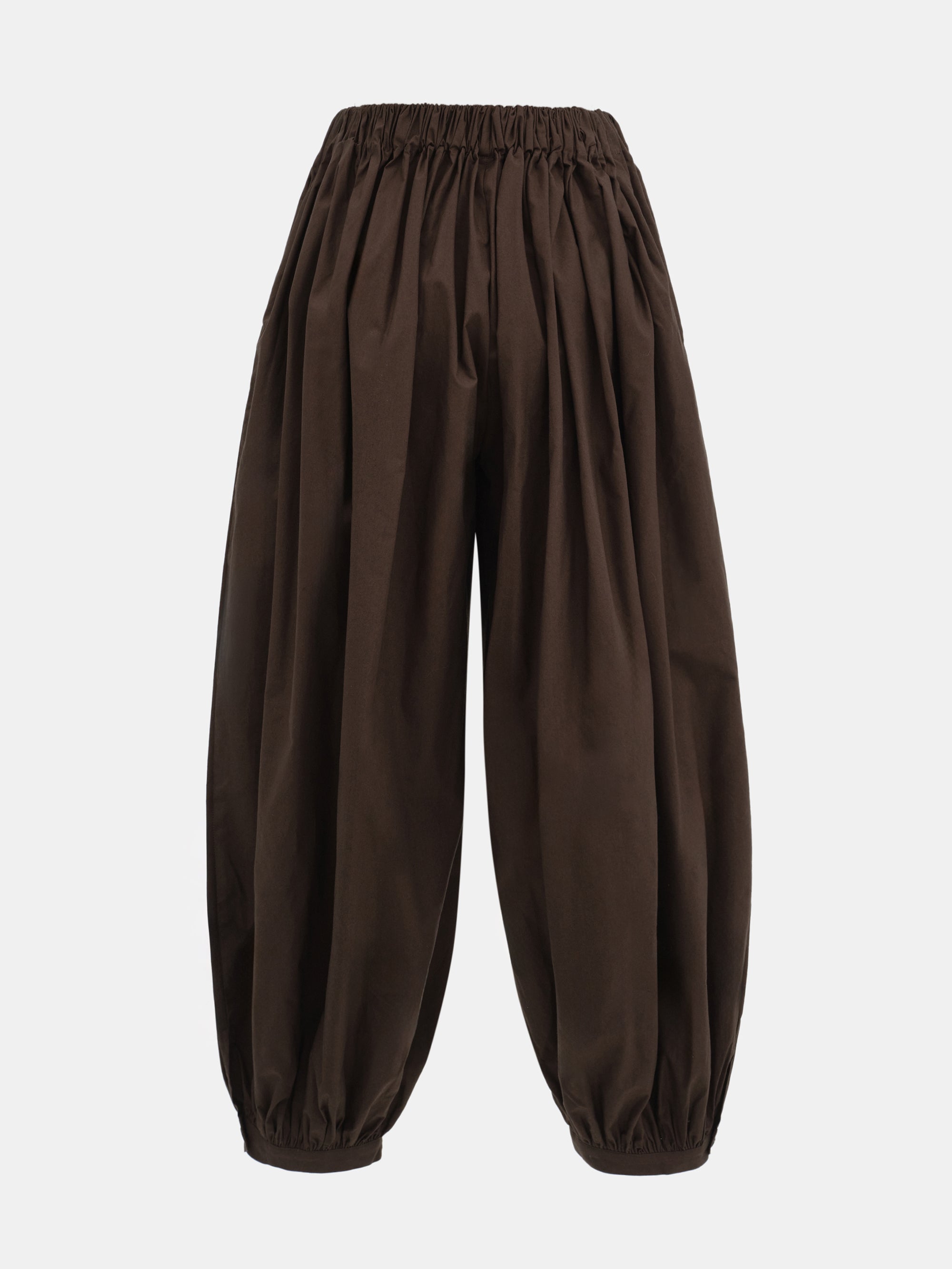Halle Balloon Parachute Pants, Brown