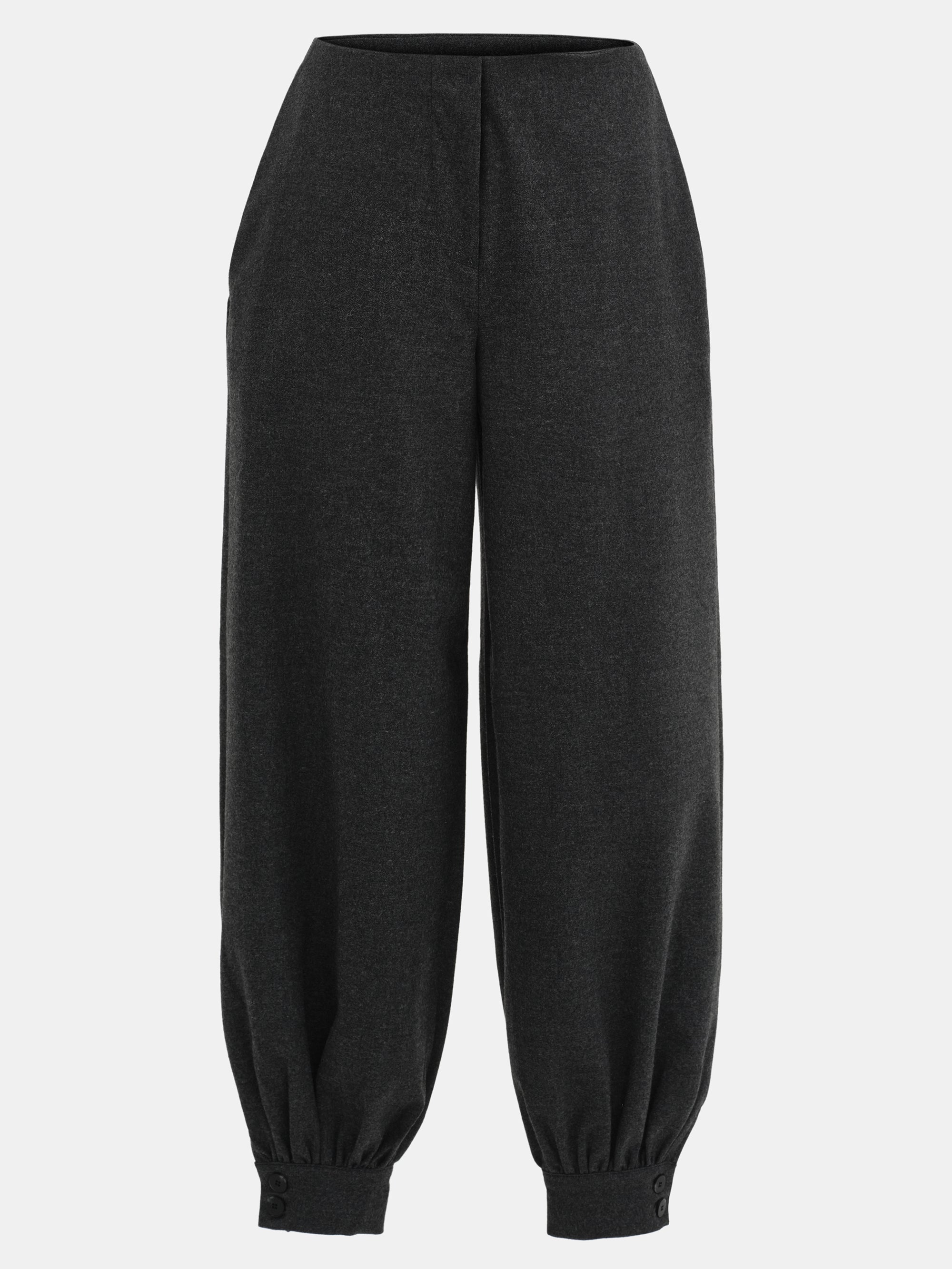 Tailored Balloon Pants, Charcoal