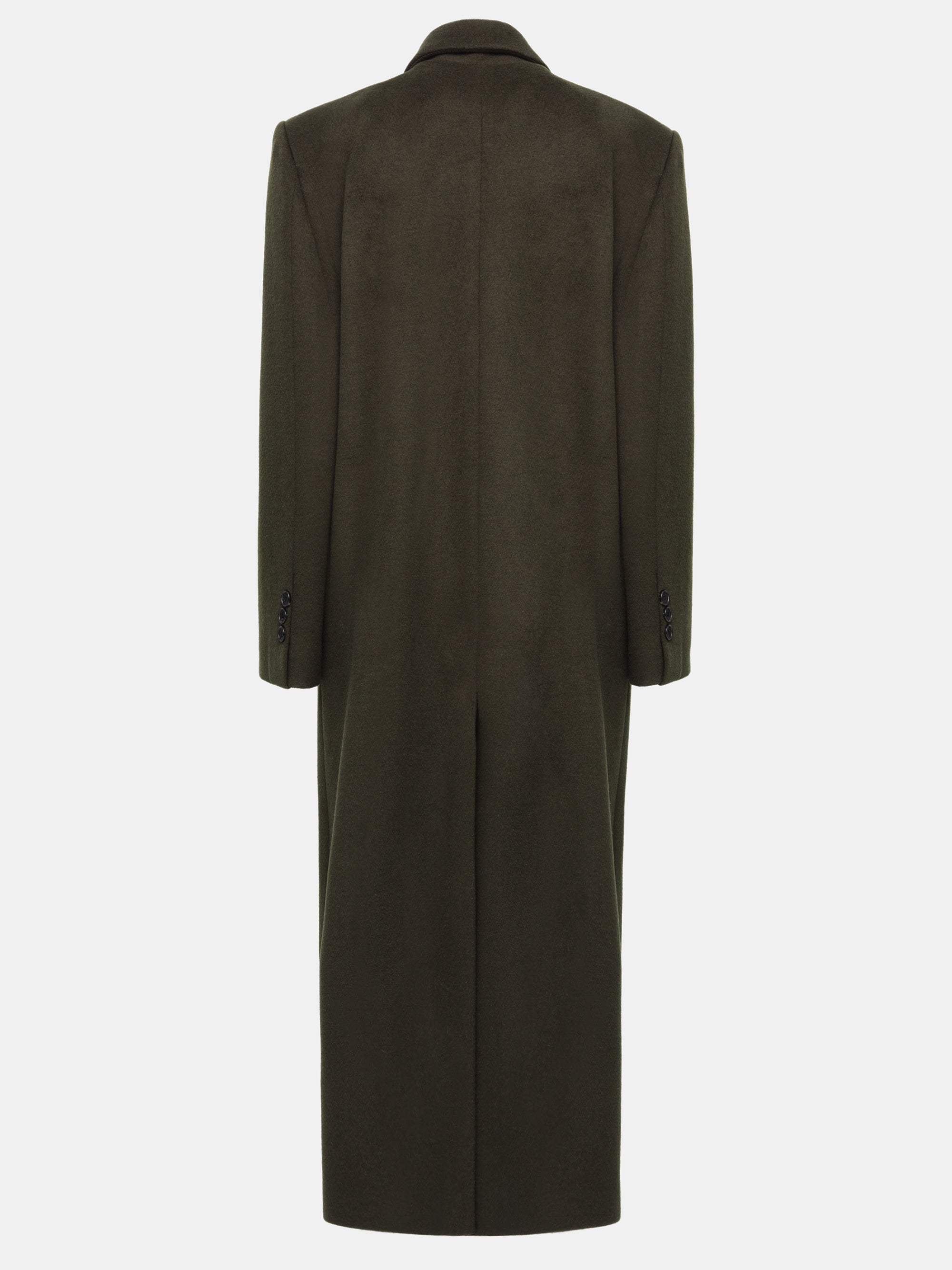 Oversized Double Breasted Coat, Khaki Brown