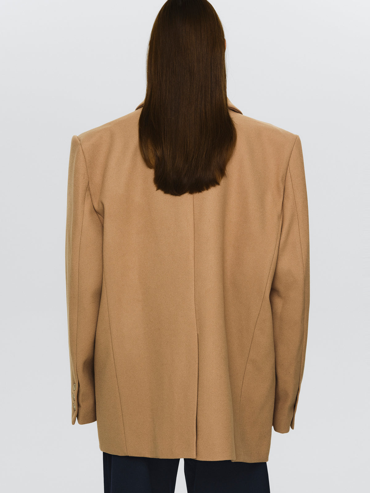Hayk Oversized Boyfriend Blazer, Camel