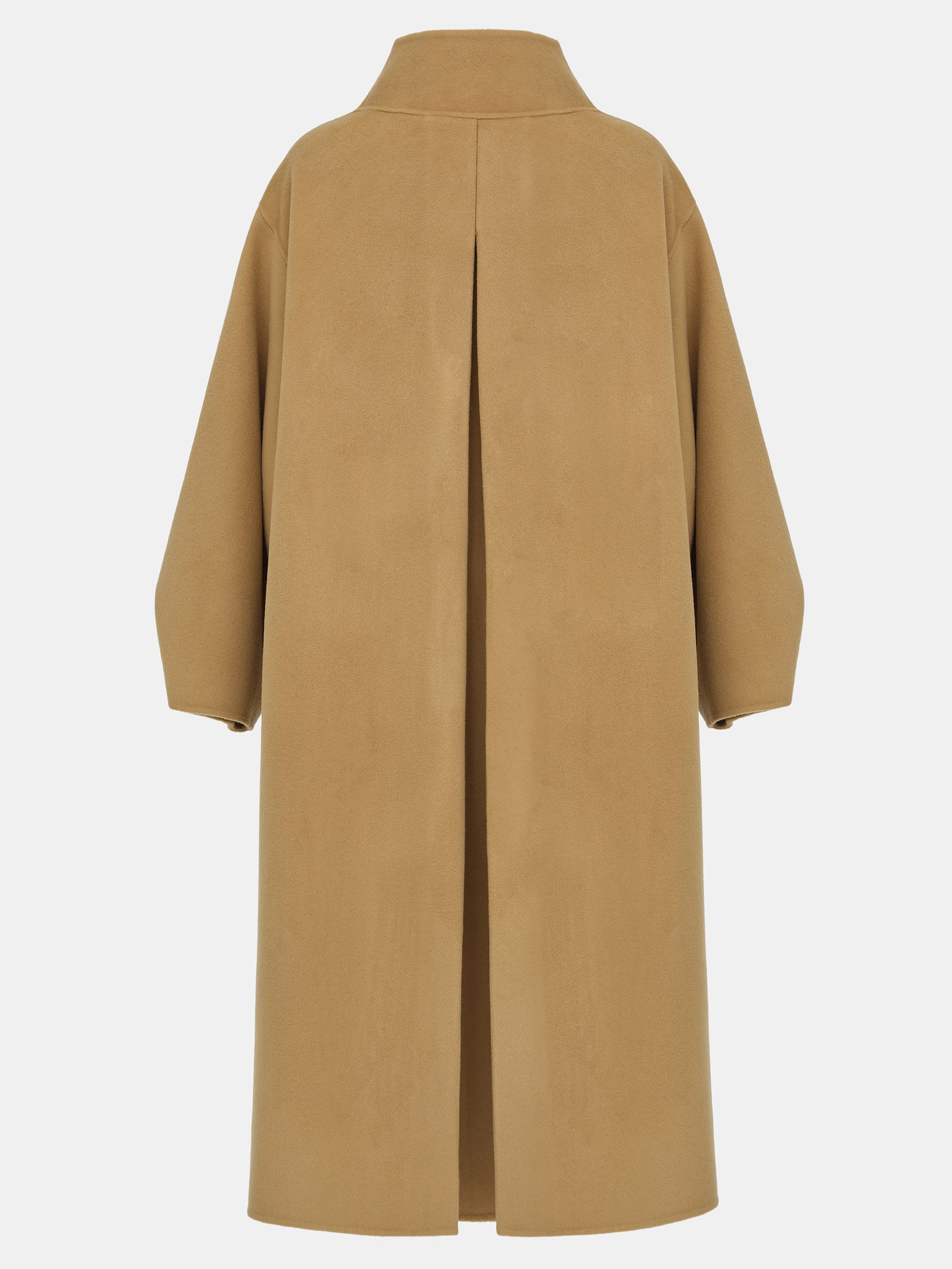 Wool-Cashmere Blend Coat, Camel