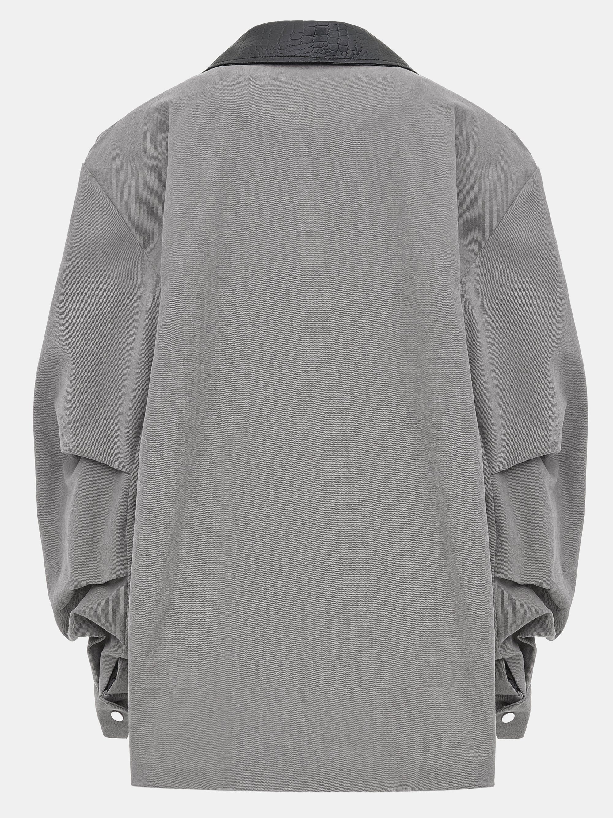 Fleece Barn Jacket, Grey