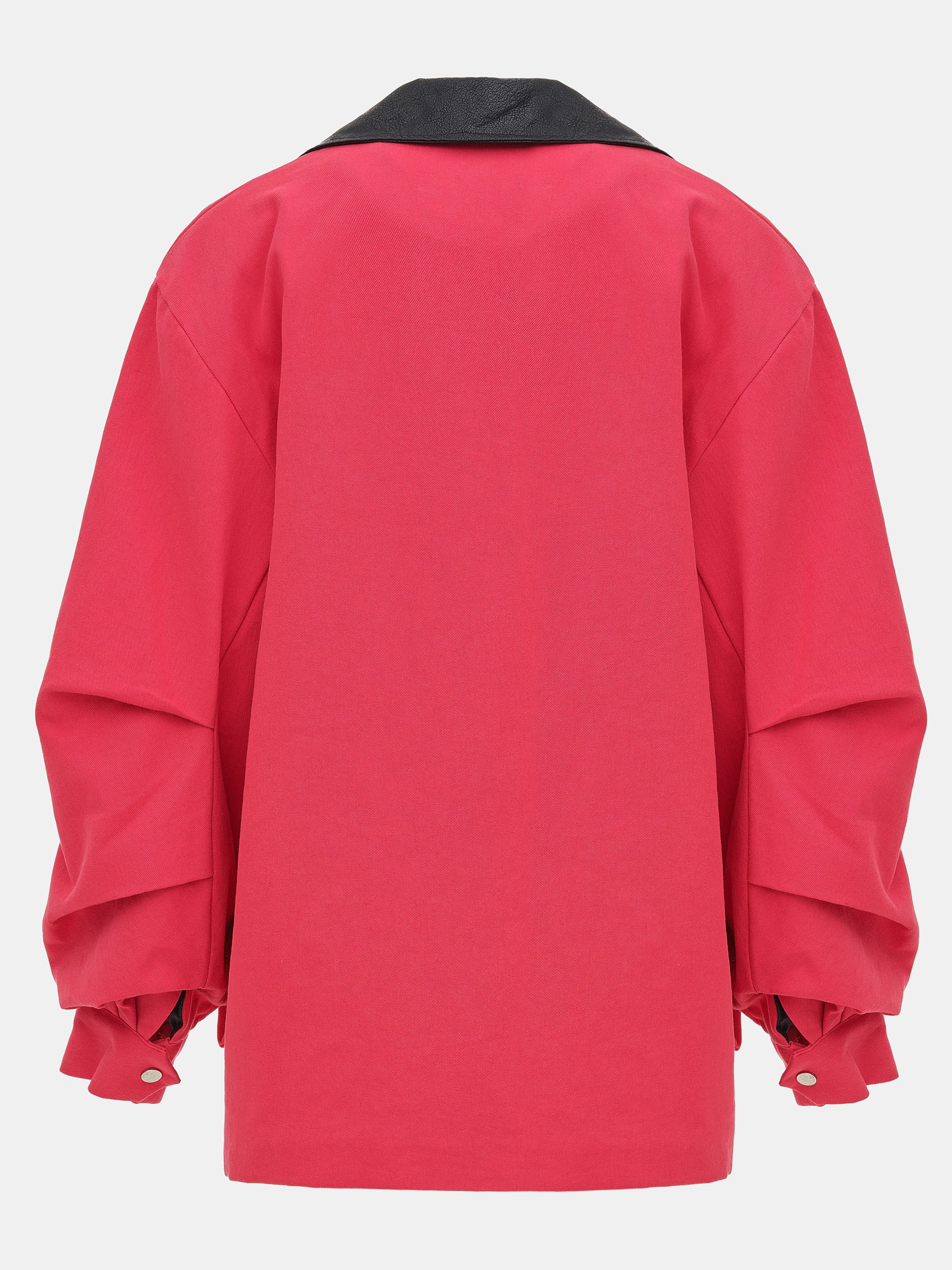 Fleece Barn Jacket, Red