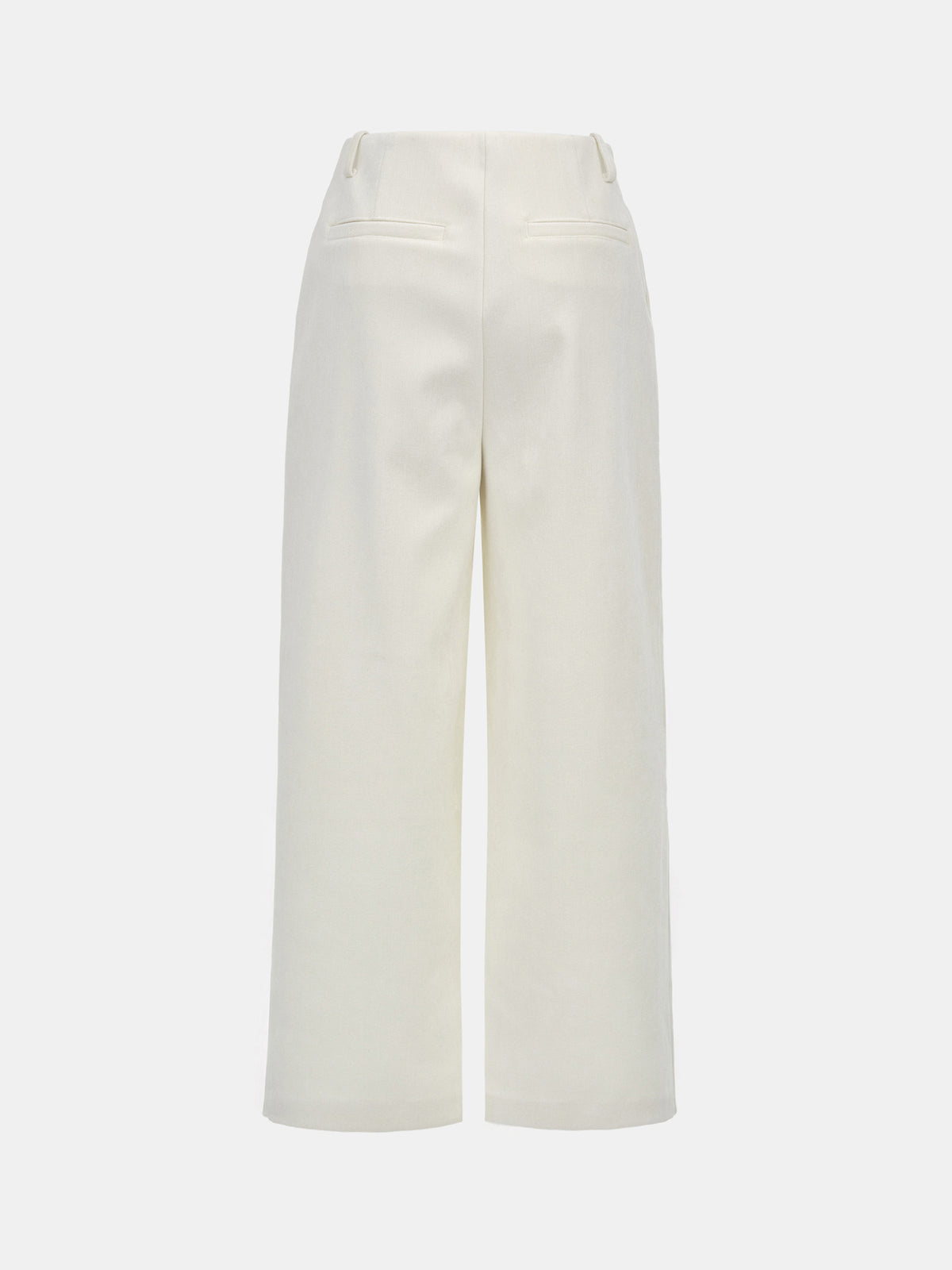 Ariste Elastic Waist Brushed Pants, Ivory