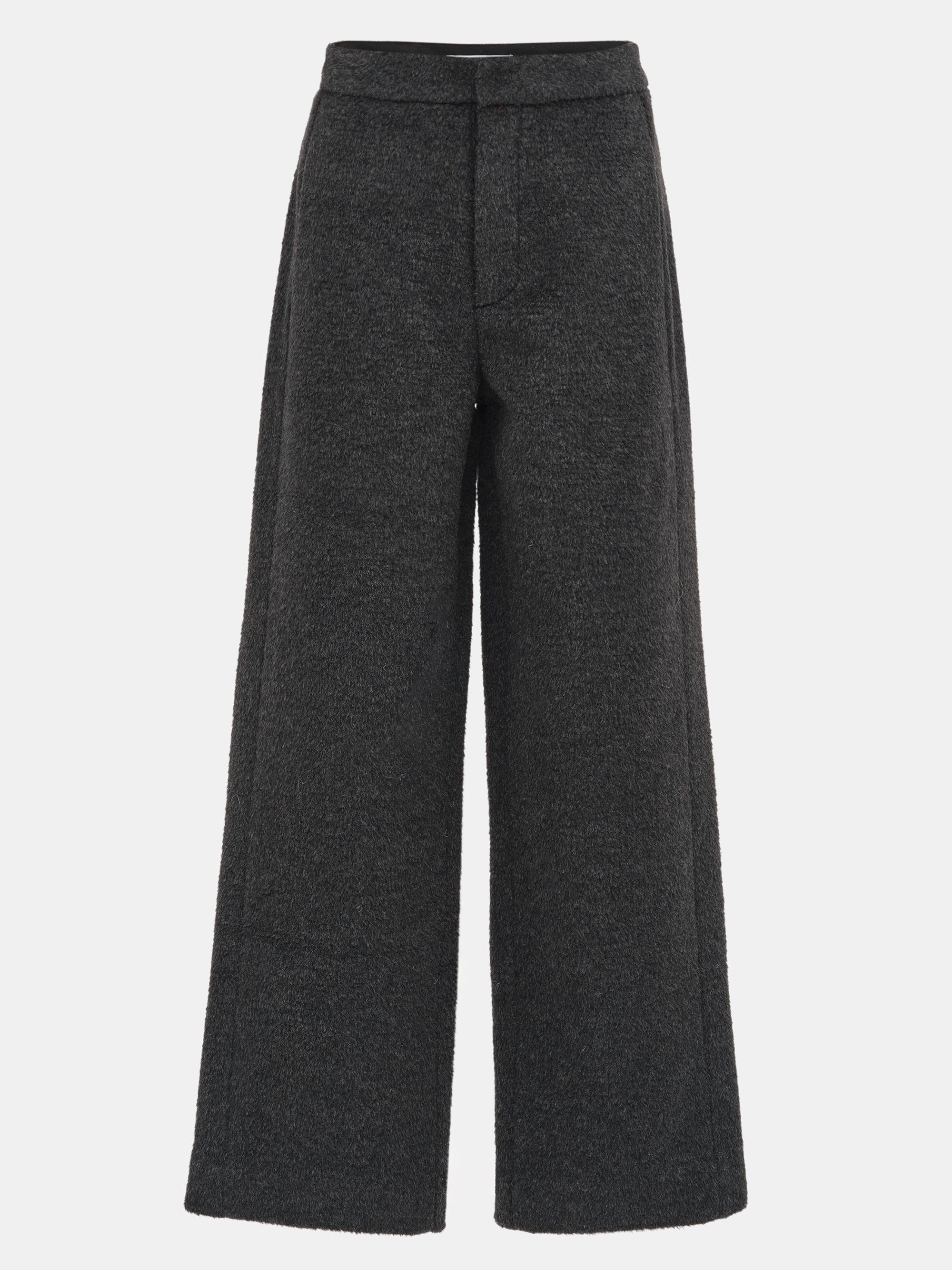Brushed Tailored Trousers, Charcoal