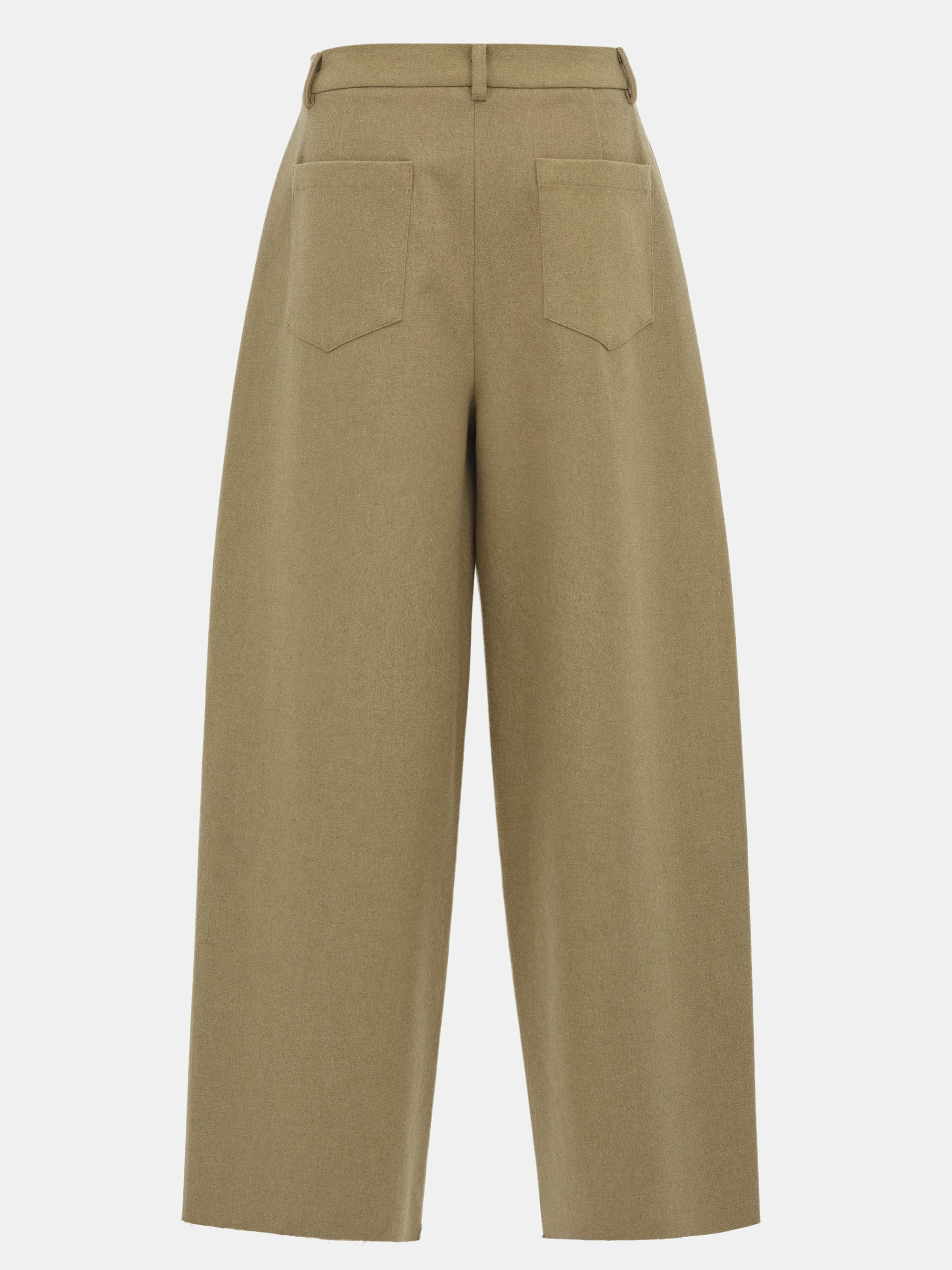 Wide-Leg Trousers, Beige