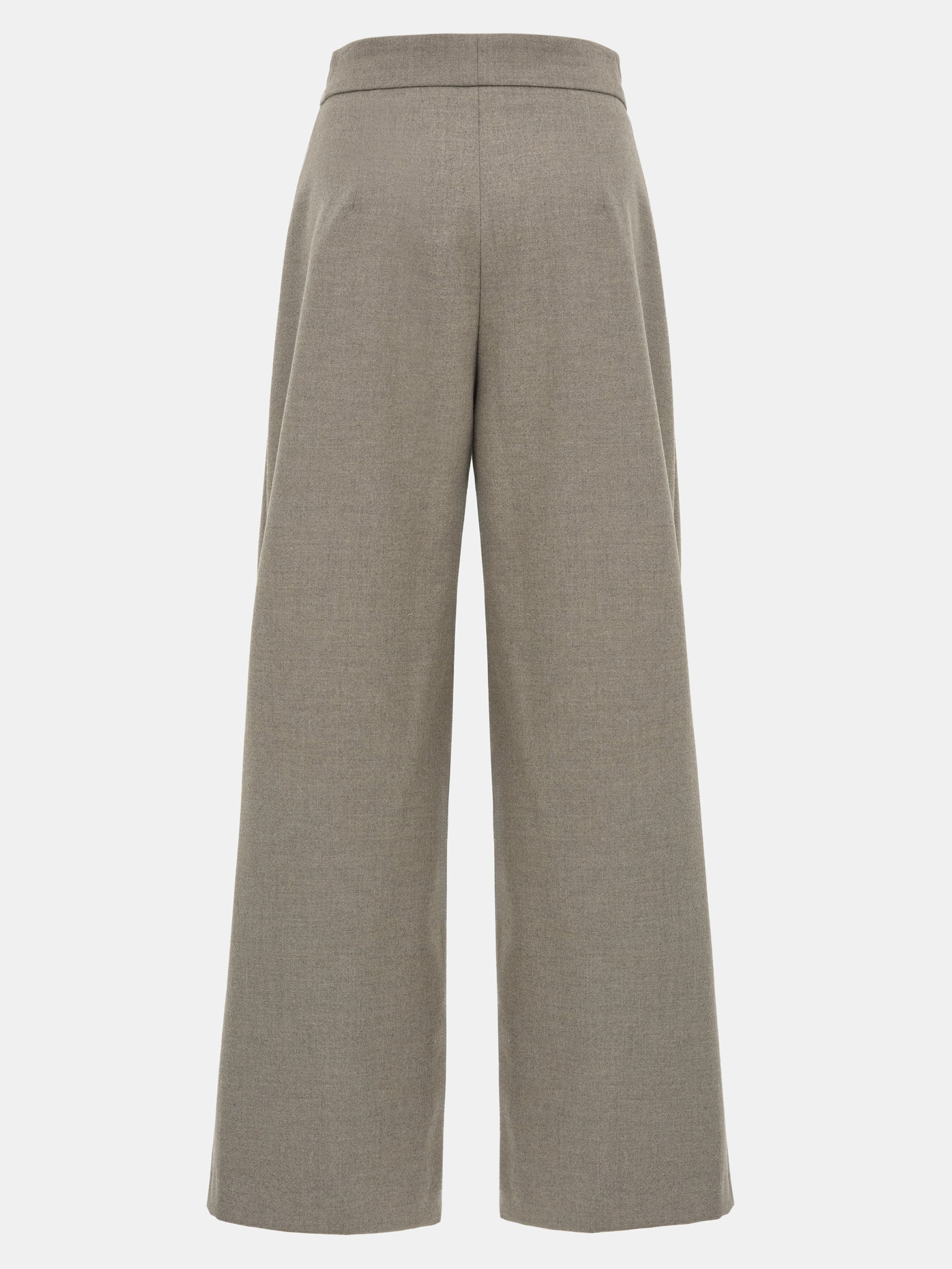 Double Pleated Trousers, Khaki