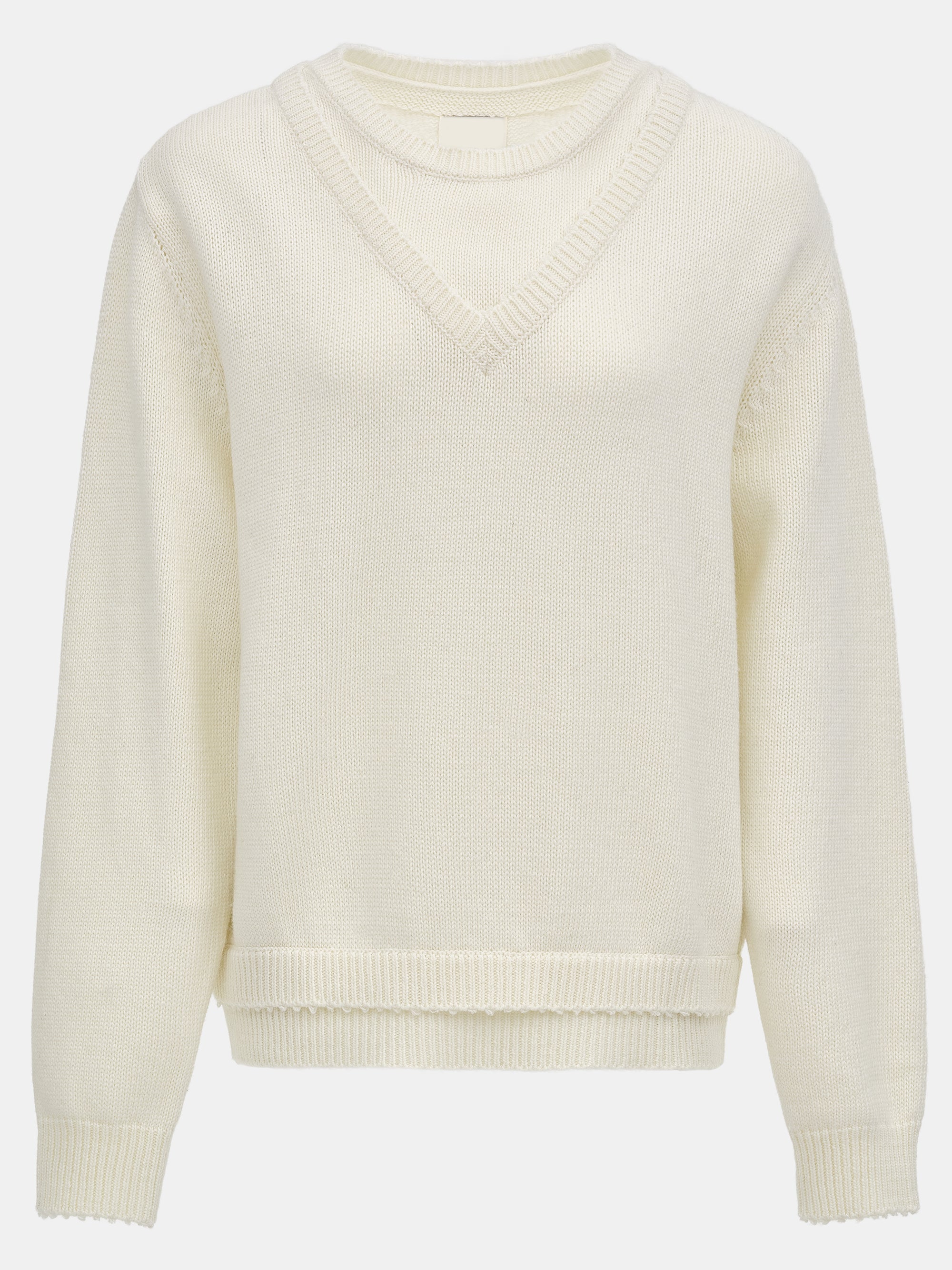 Double Layered Sweater, Ivory