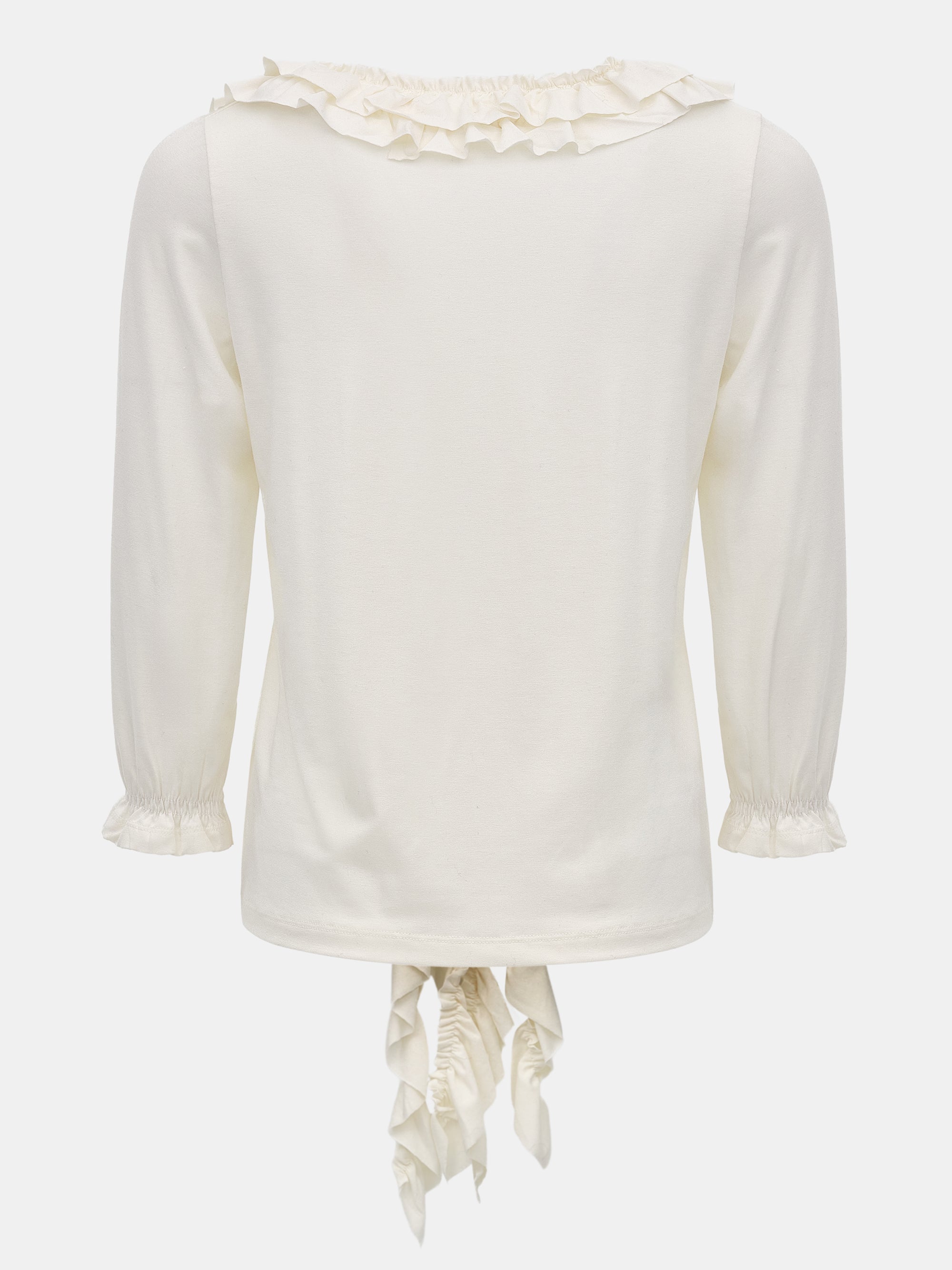 Tiered Ruffle T-Shirt, Ivory