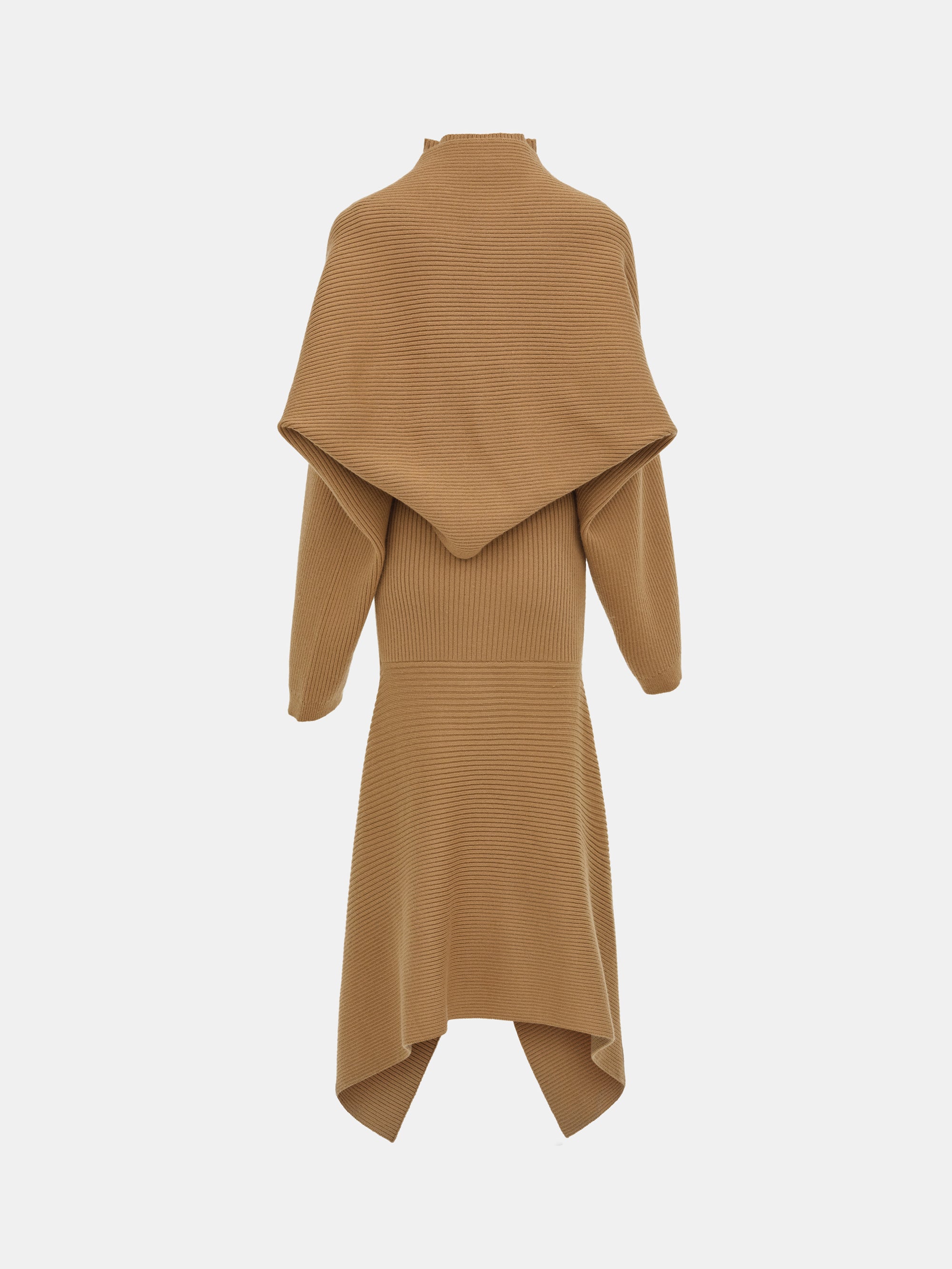 Shrug Knit Dress, Brown