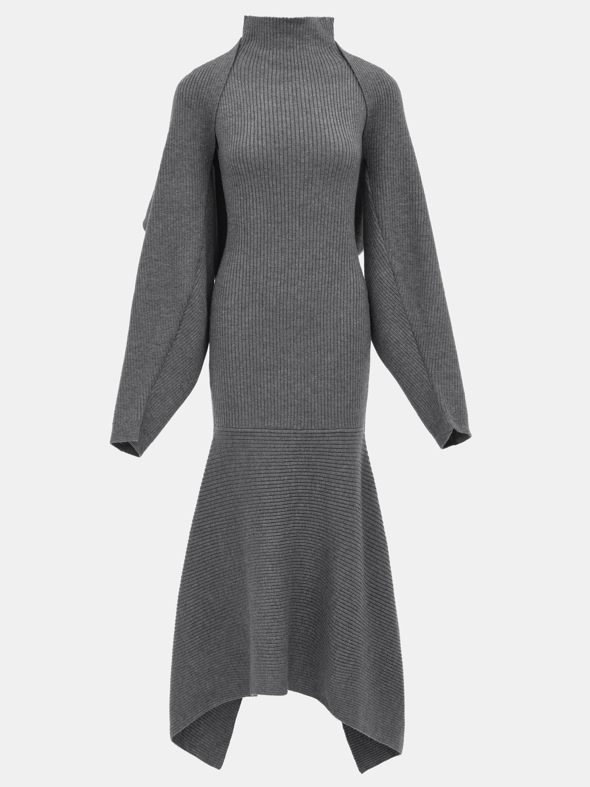 Shrug Knit Dress, Grey