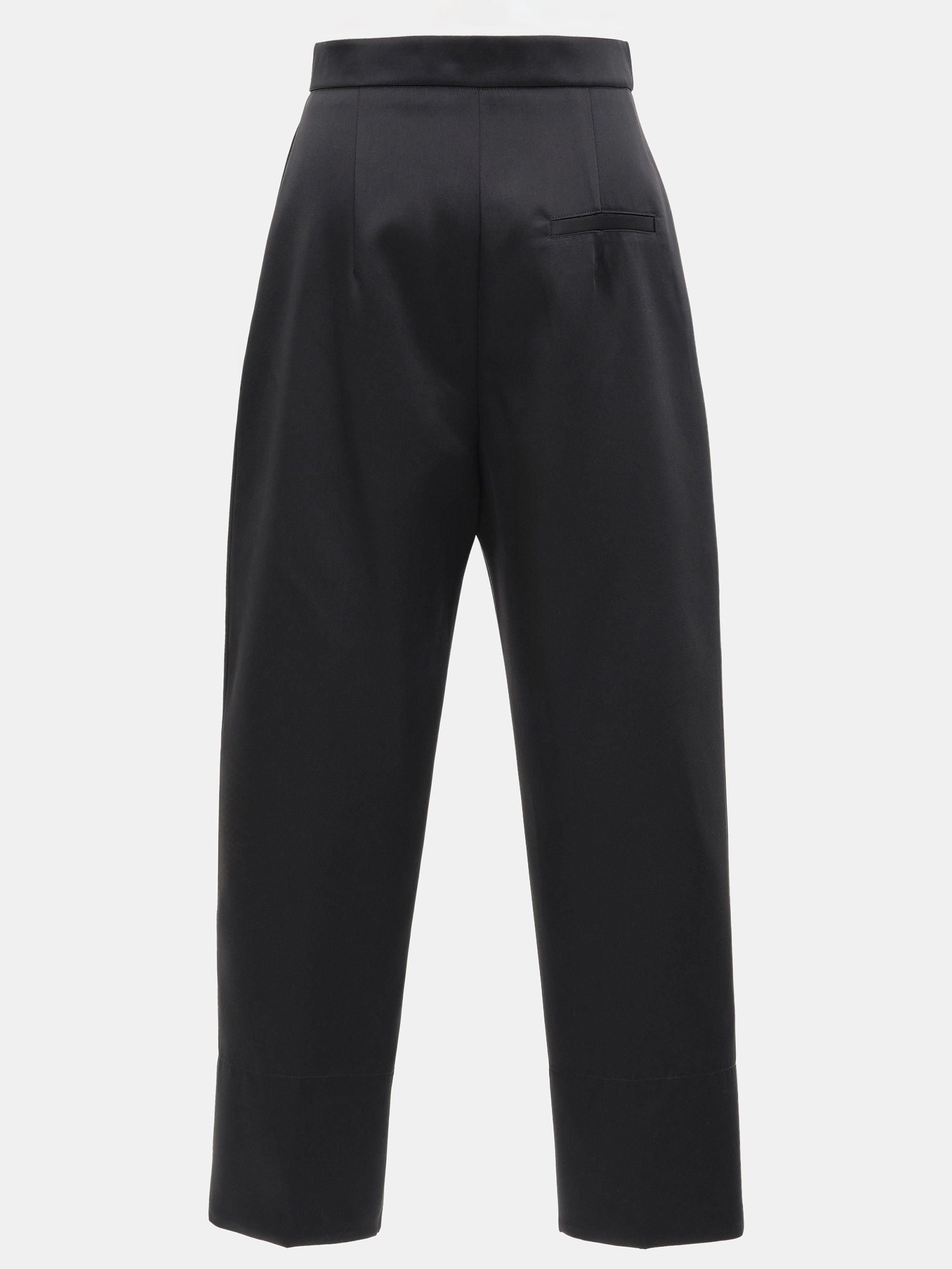 Satin Tuxedo Pants, Black