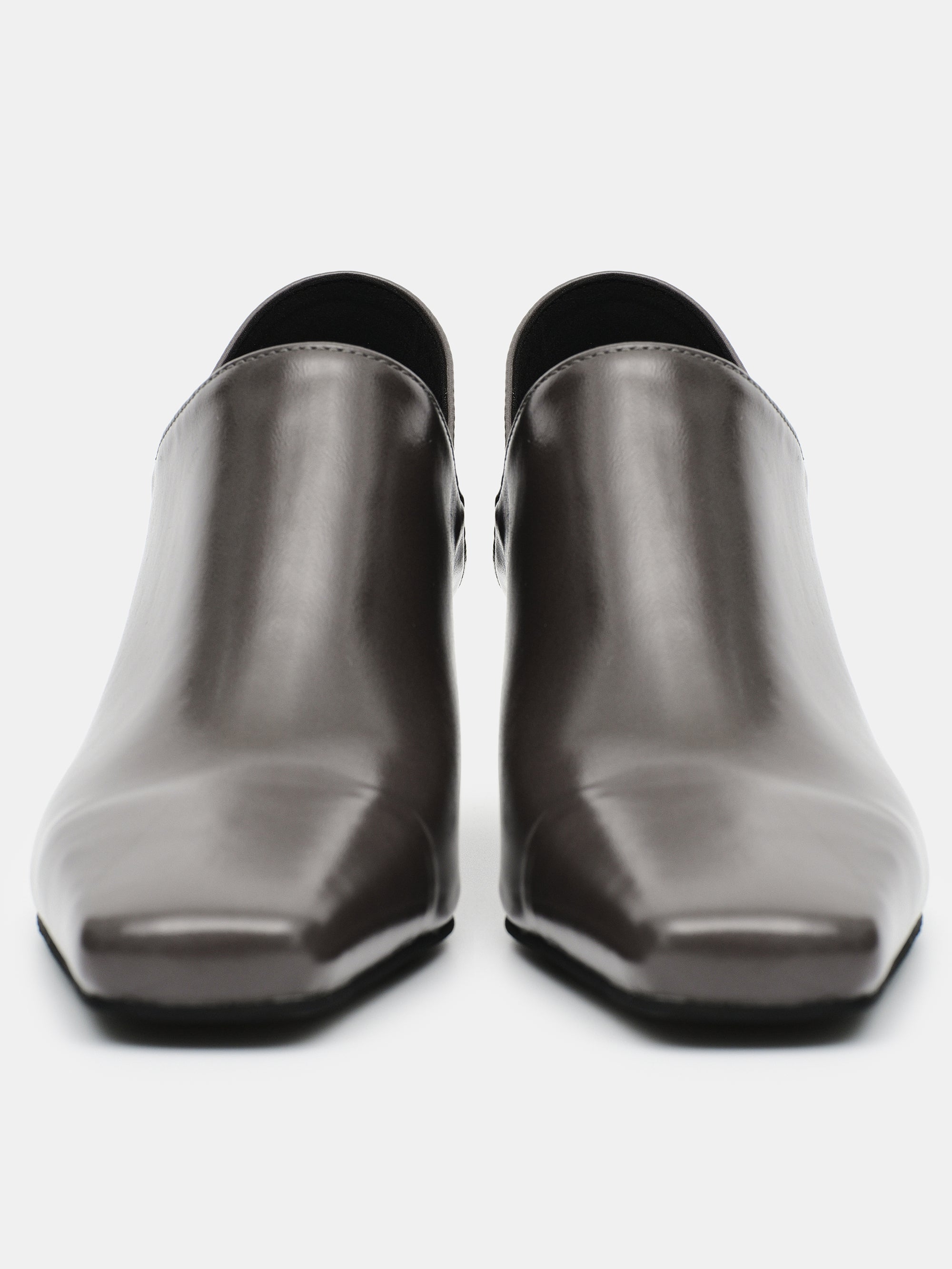 High Vamp Mule Loafers, Phantom