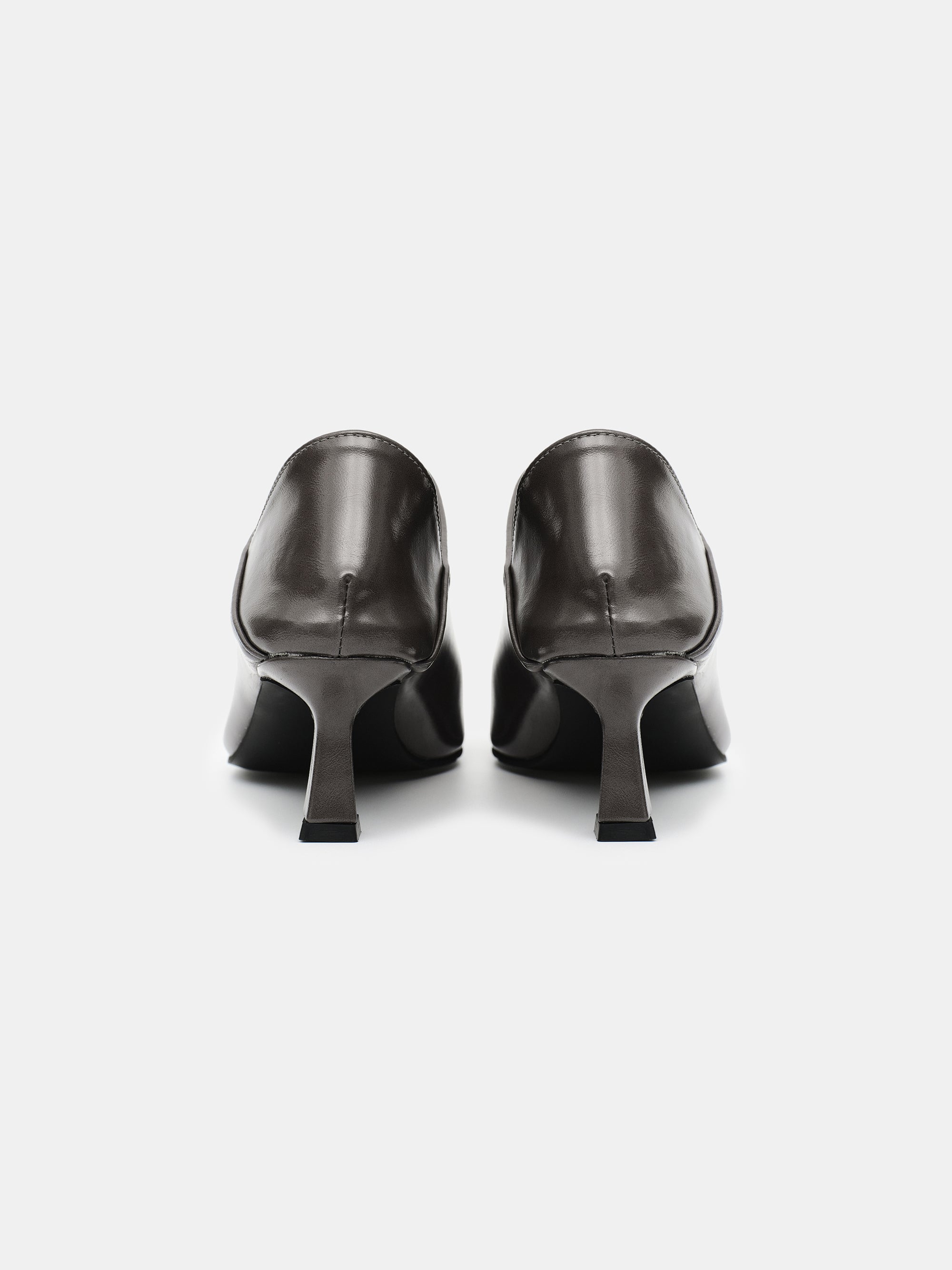 High Vamp Mule Loafers, Phantom