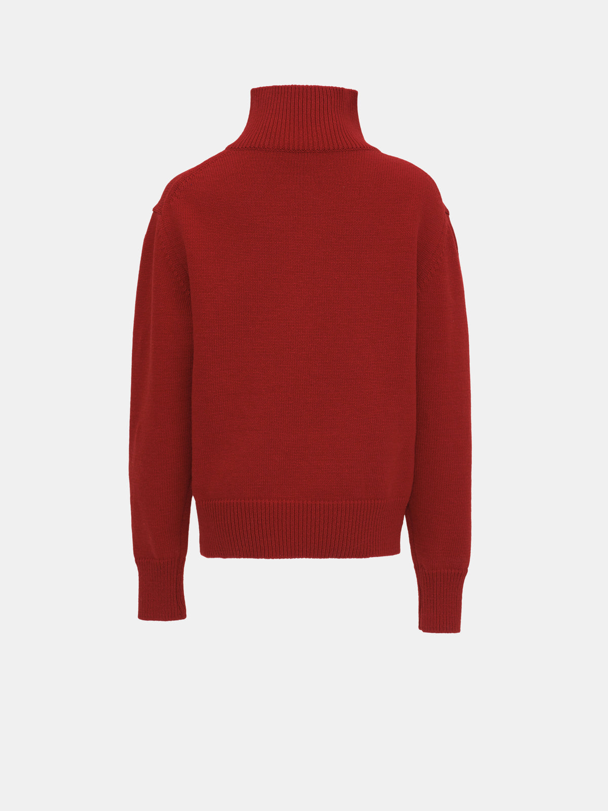 Konny Zipped Sweater, Red