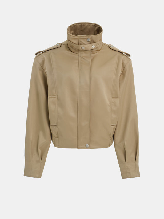 Barlow Flight Bomber Jacket, Beige