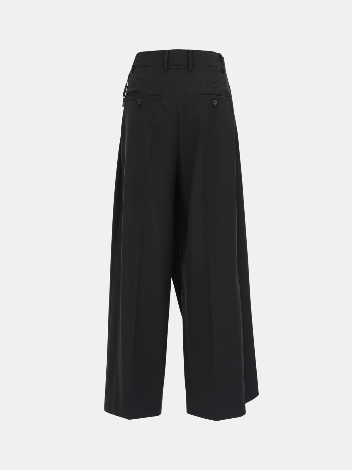 Sissi Wrap Belt Trousers, Black