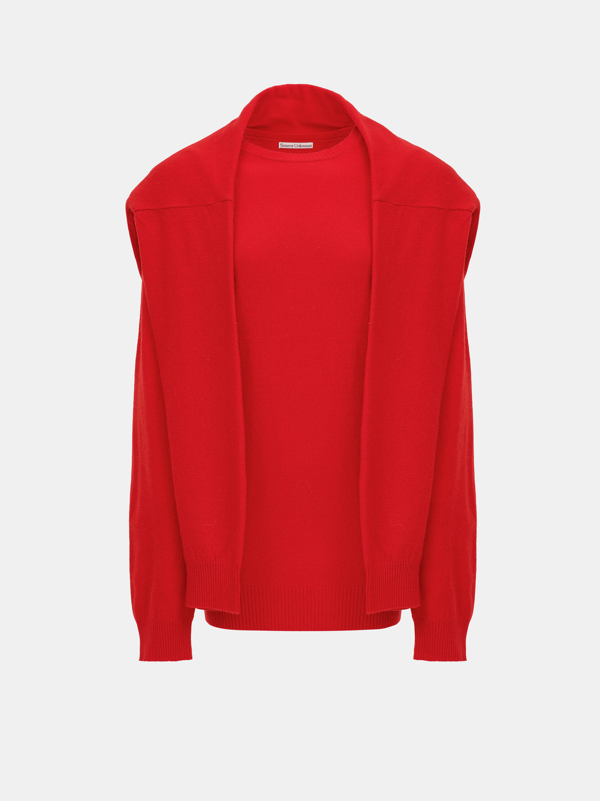 Tio Extra Shawl Sweater, Red