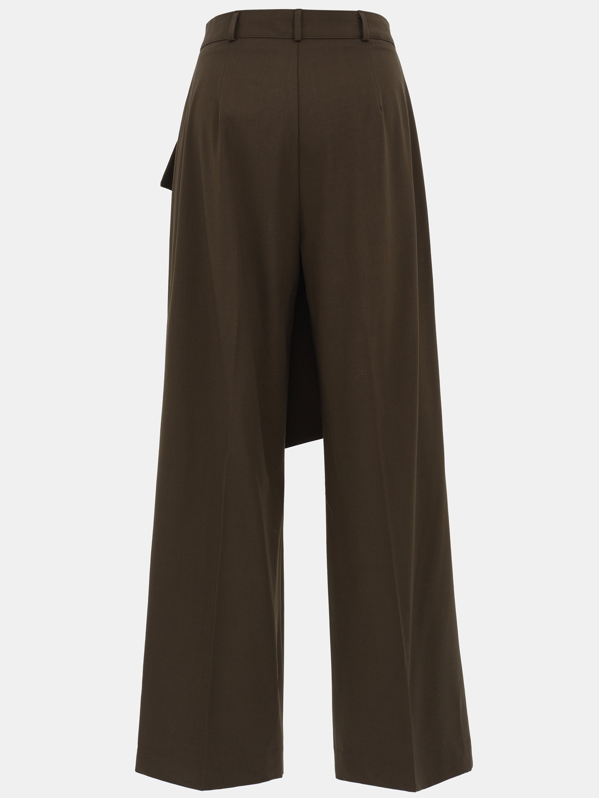 Hane Wide Pareo Trousers, Brown