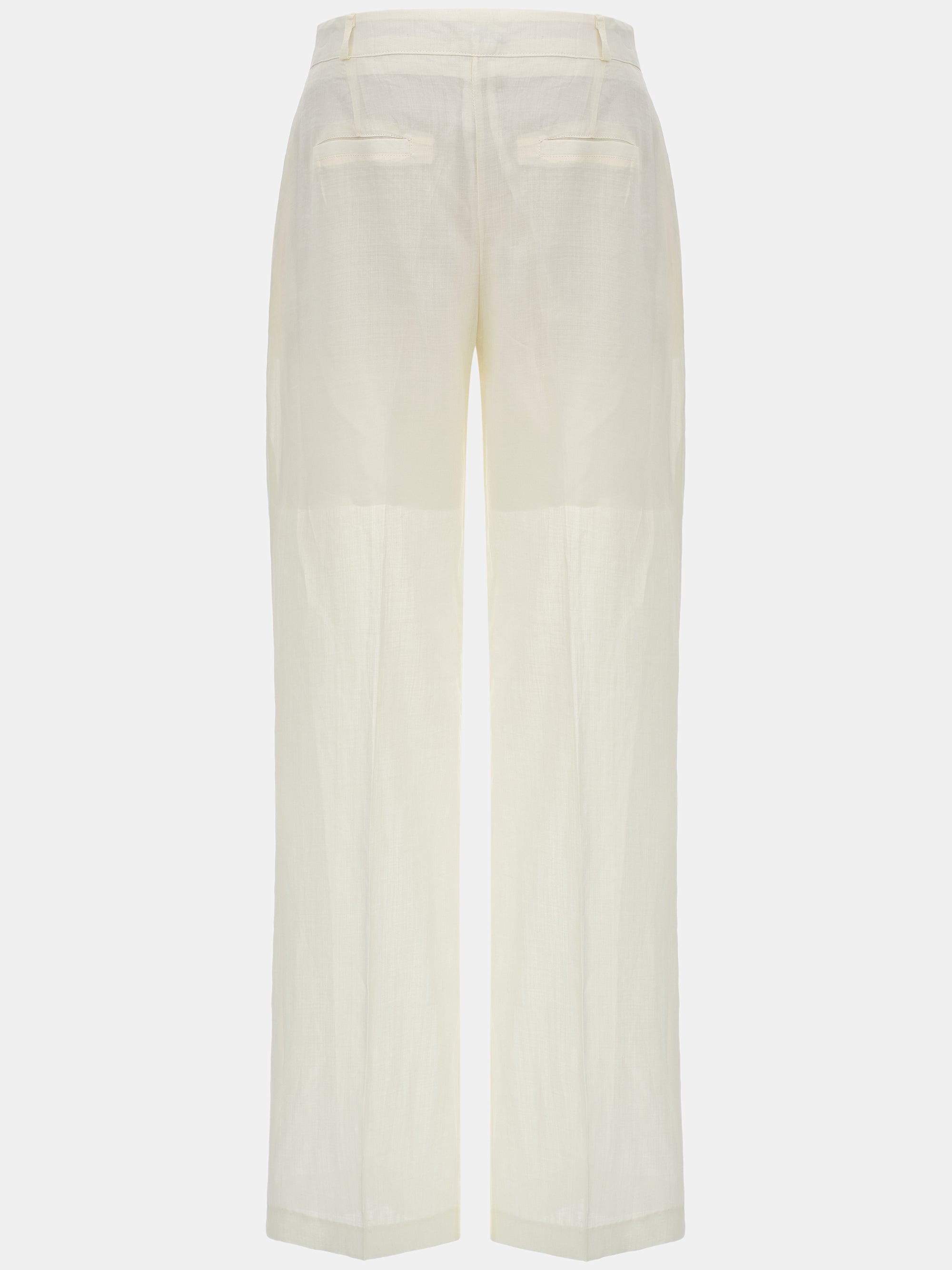 Arny Semi-Sheer Linen Pants, Ivory