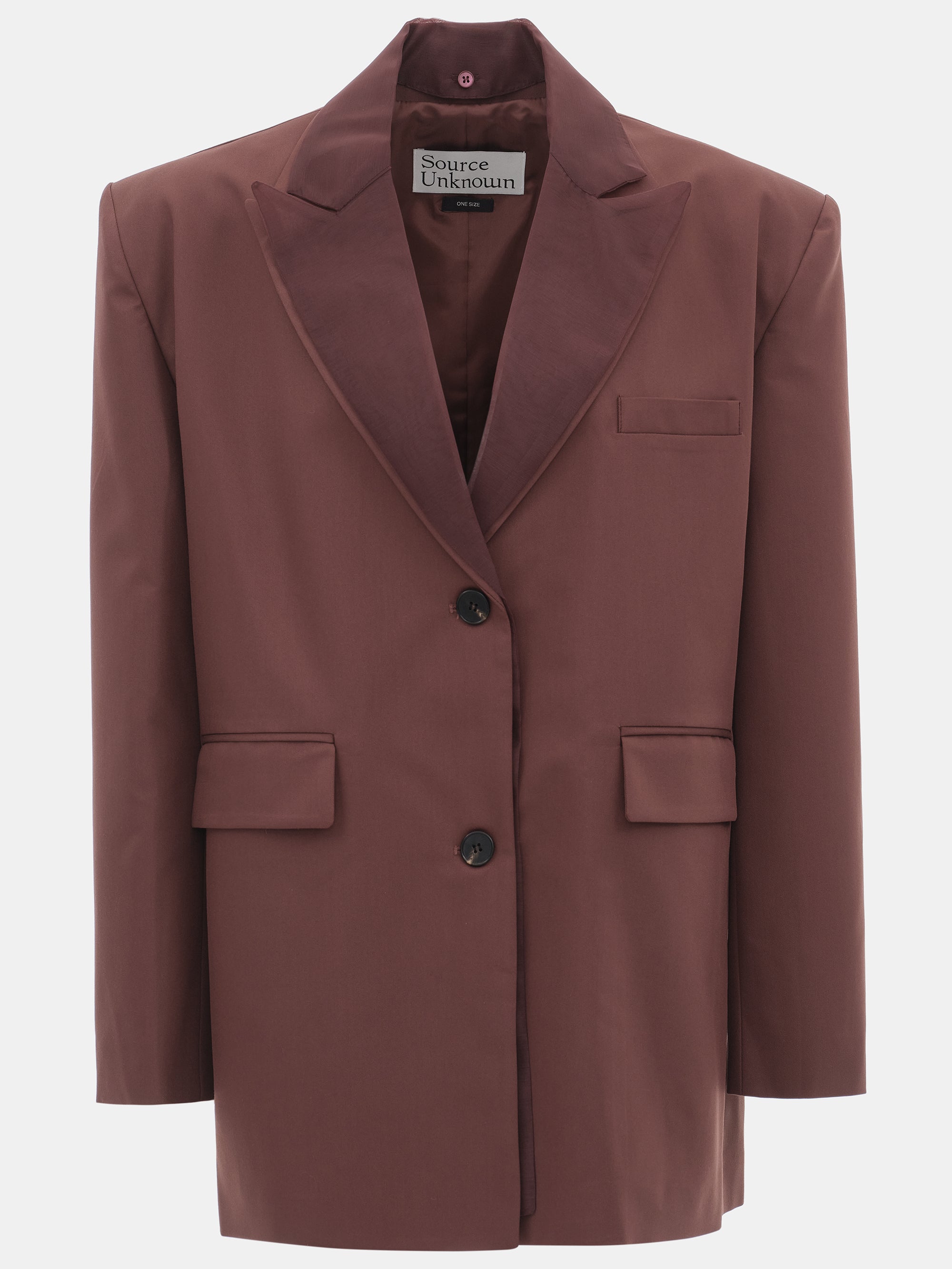 Molly Sheer Collar Blazer, Wine