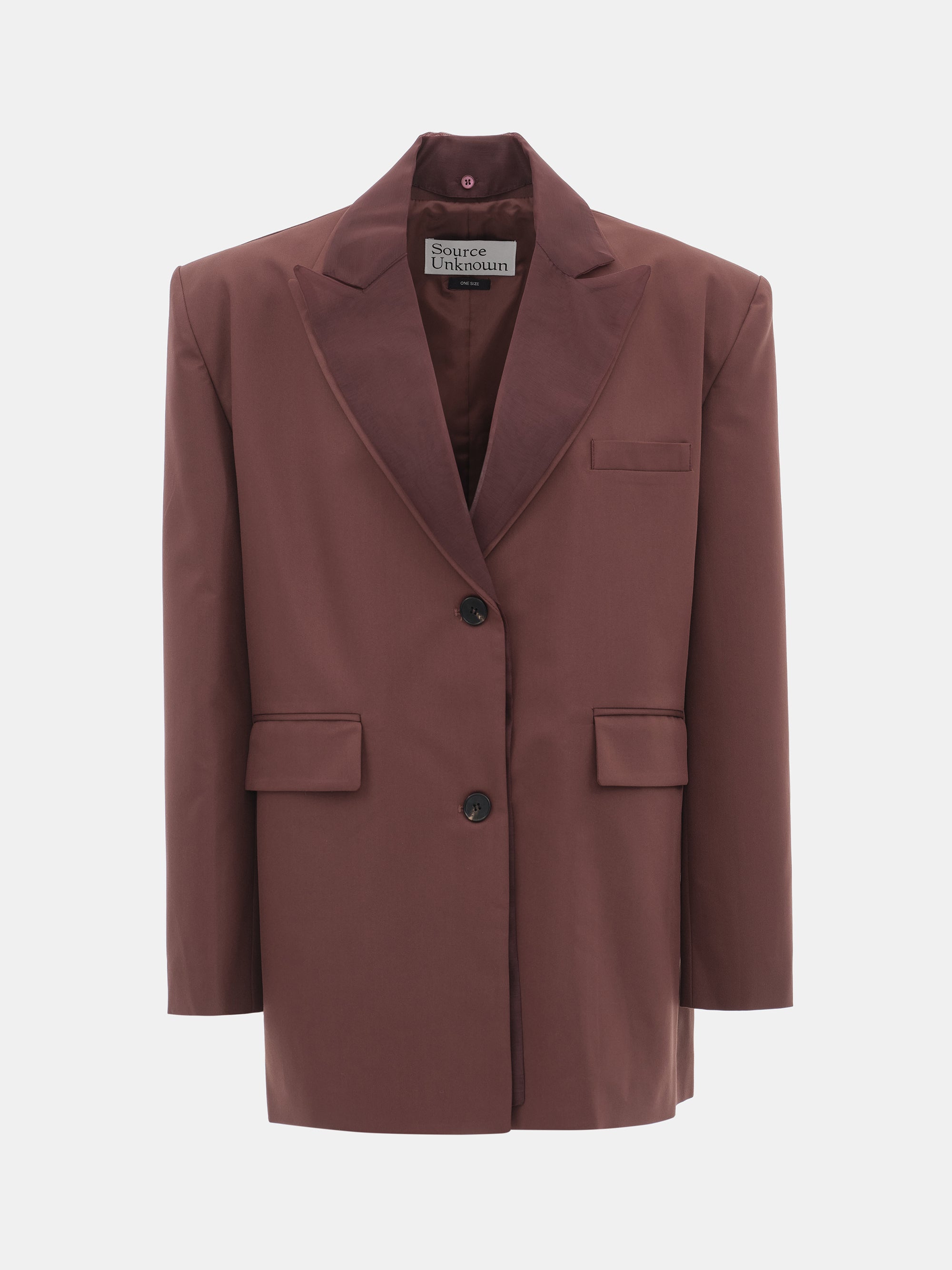 Molly Sheer Collar Blazer, Wine