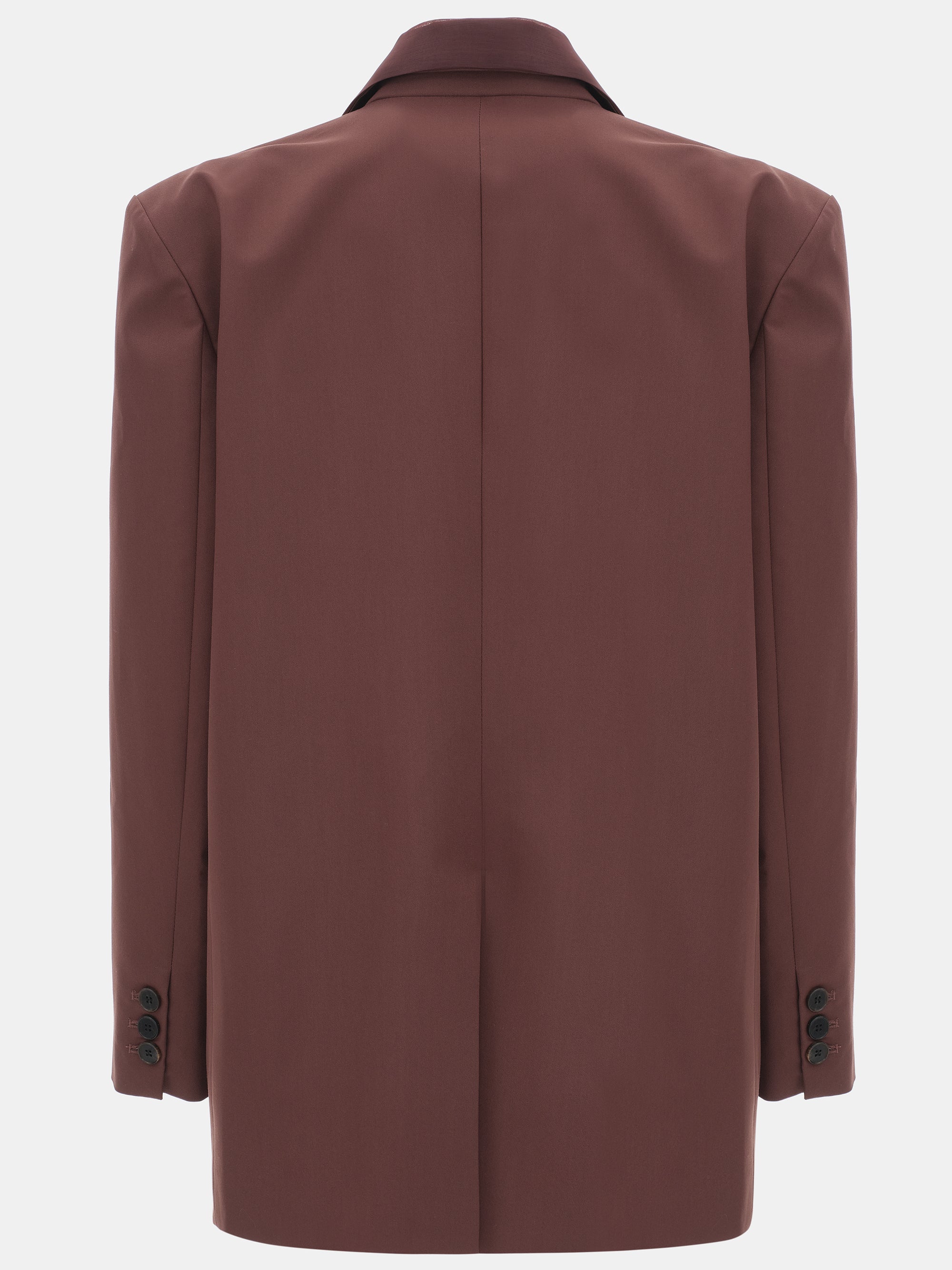 Molly Sheer Collar Blazer, Wine