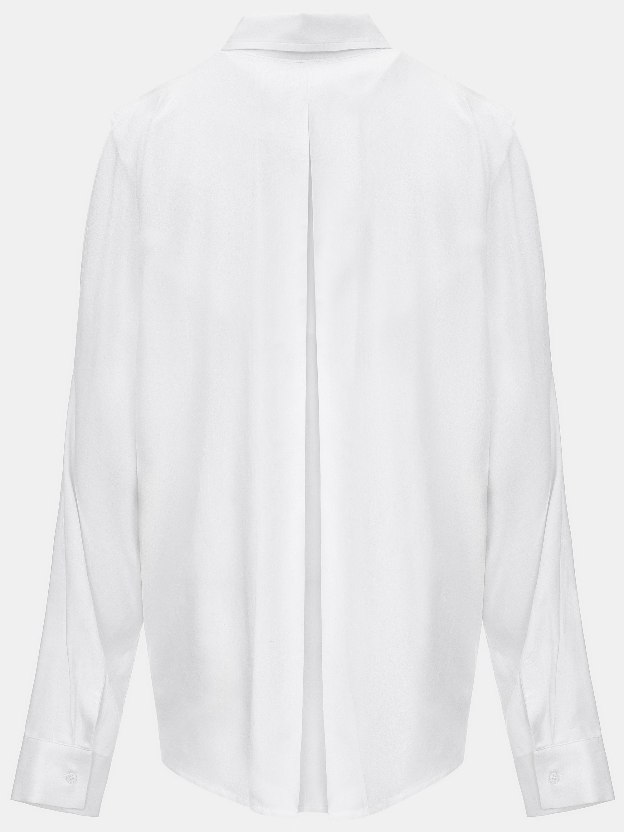 Baya Open Shoulder Fluid Shirt, White