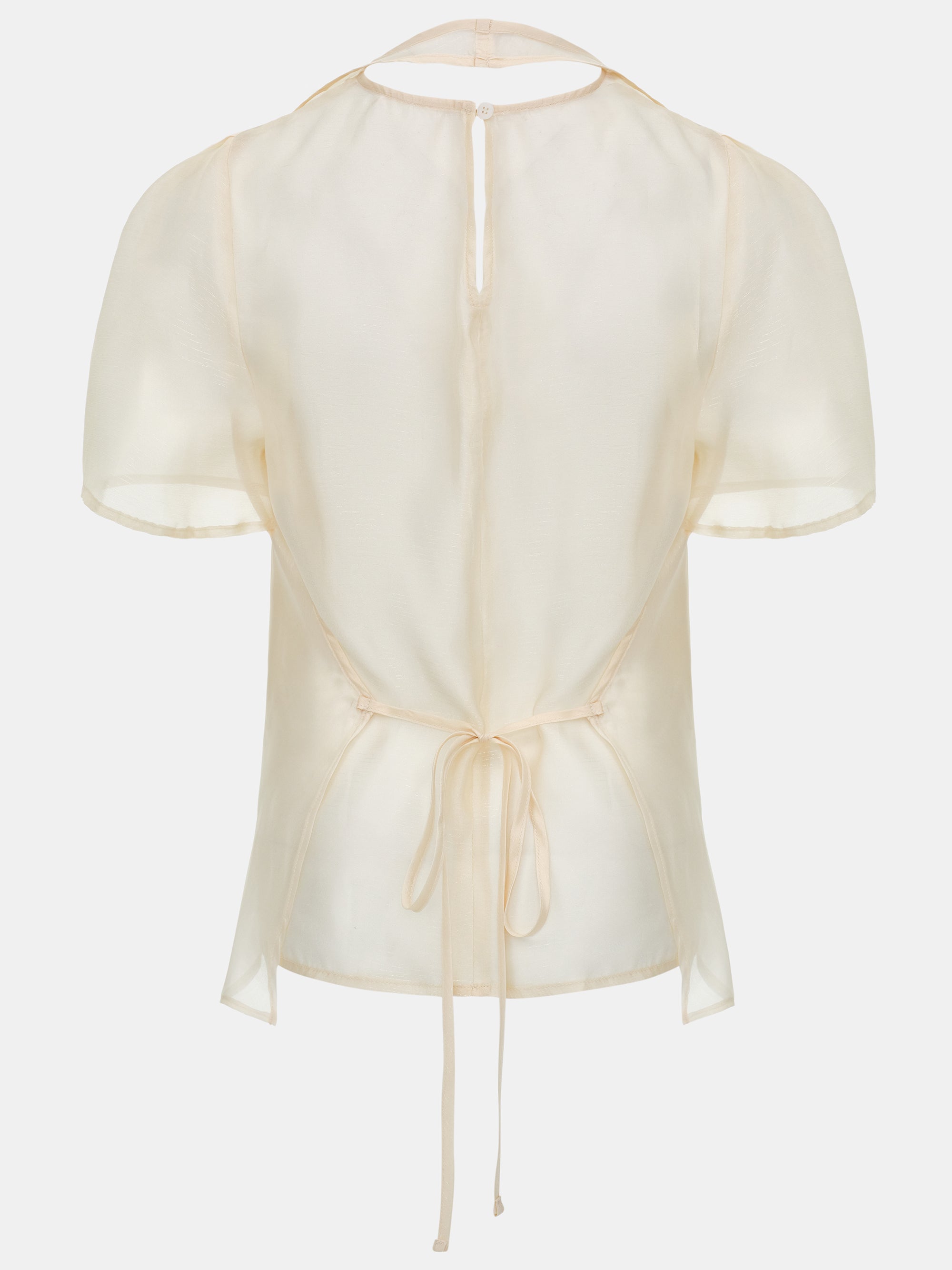 Sevi Veiled Blouse, Ivory
