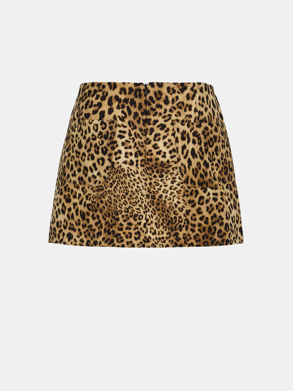 Anouk Leopard Print Skirt, Brown