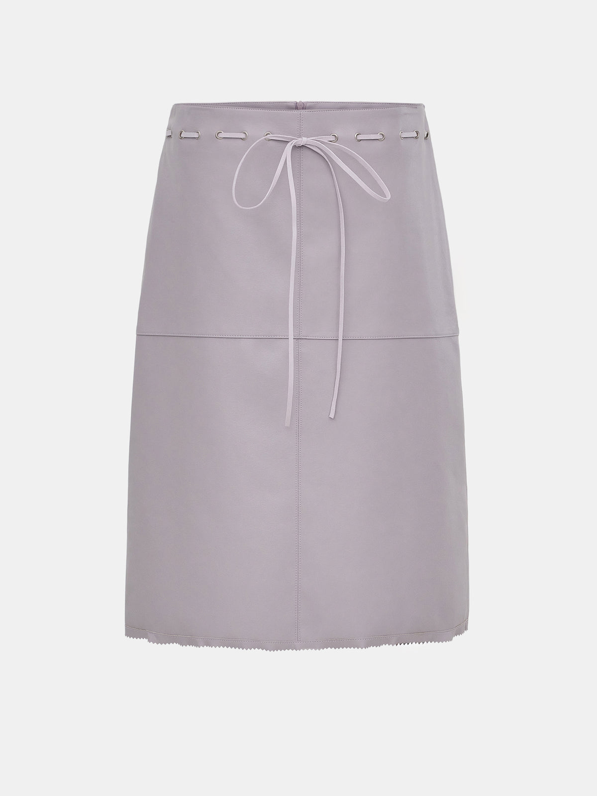 Talamo Faux Leather Skirt, Lilac