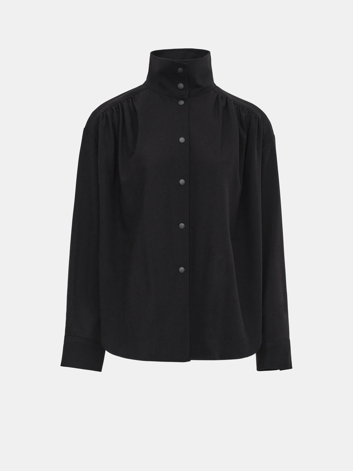 Giacca Ruched Shirt, Black