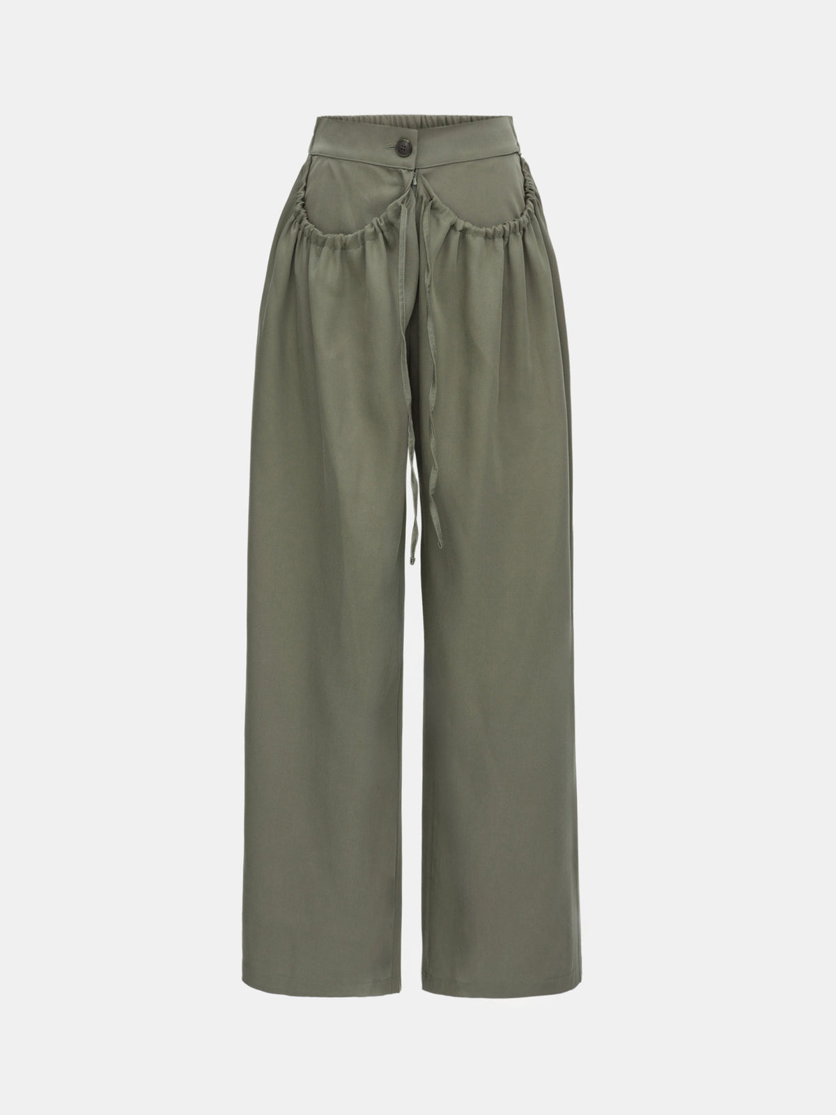 Cigar Drawstring Trousers, Khaki