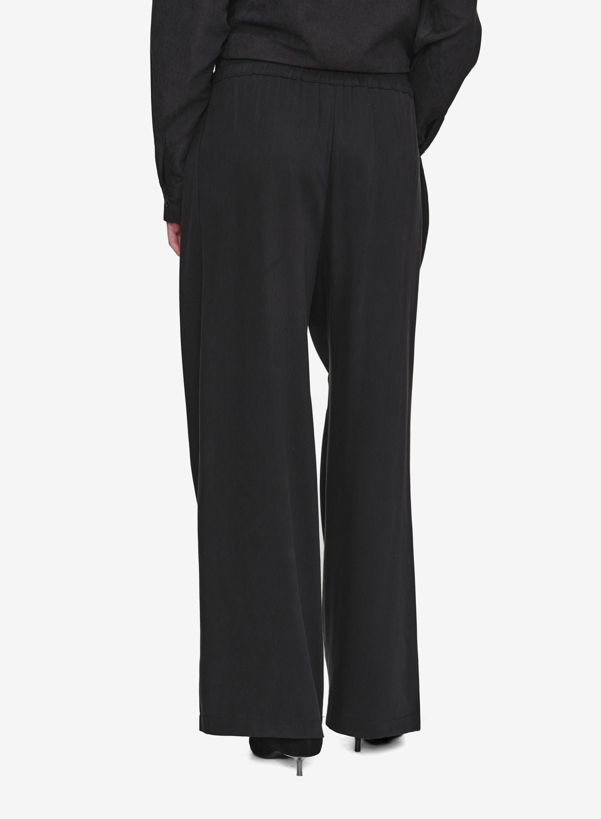 Cigar Drawstring Trousers, Black