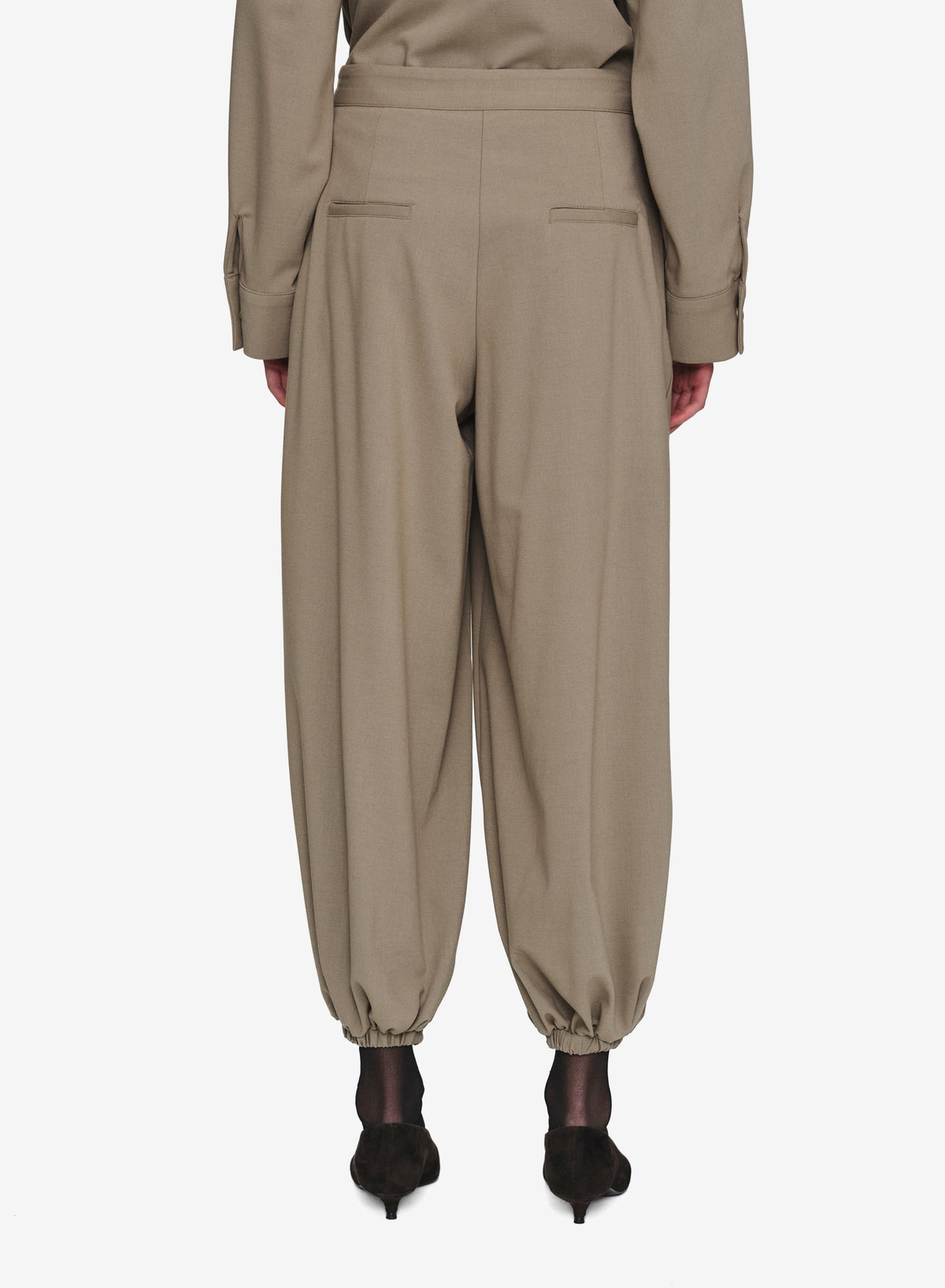 Giacca Ruched Trousers, Beige