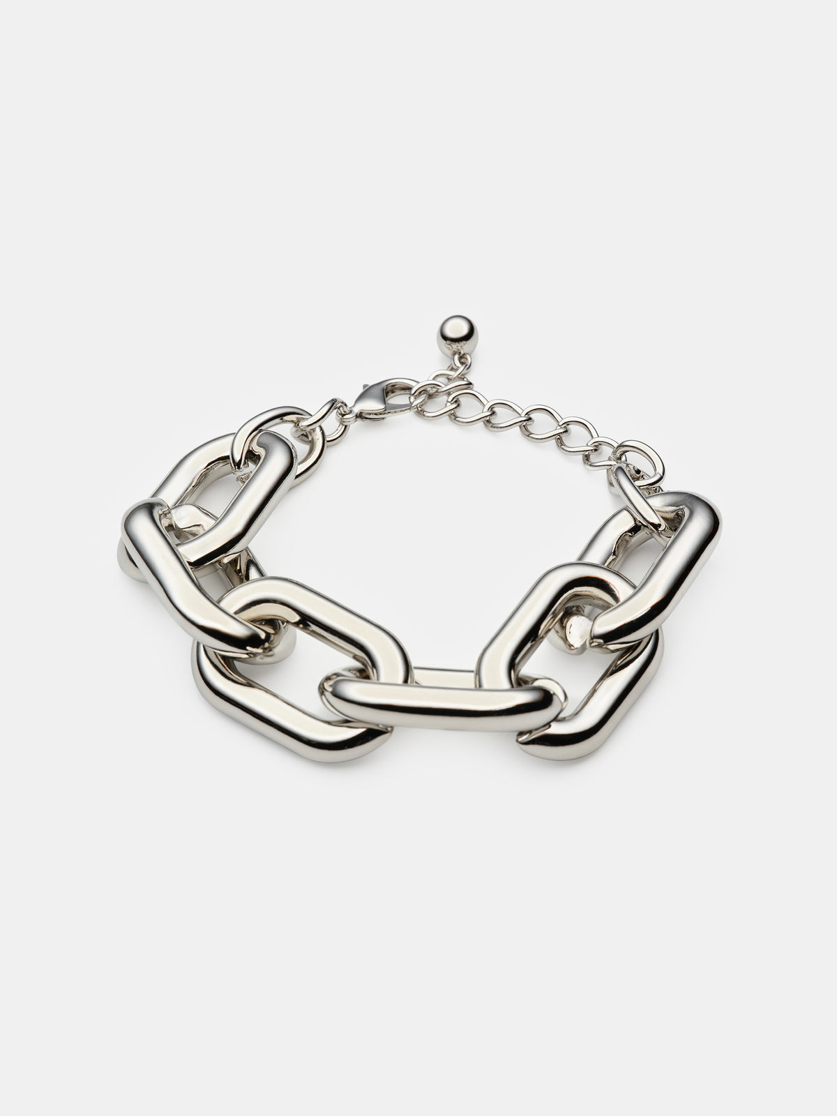 Chain Link Bracelet, Silver