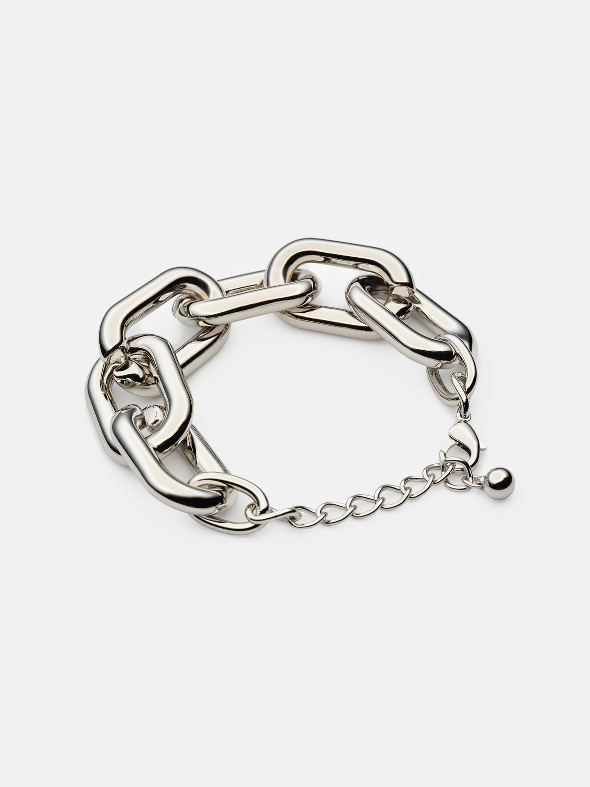 Chain Link Bracelet, Silver