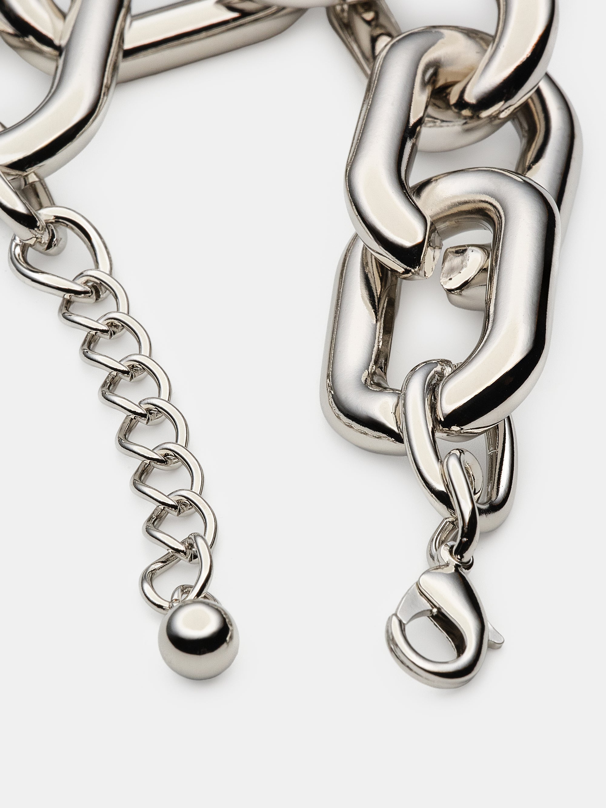 Chain Link Bracelet, Silver