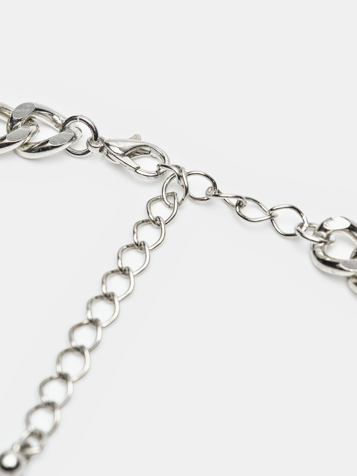 Curb Chain Necklace, Silver
