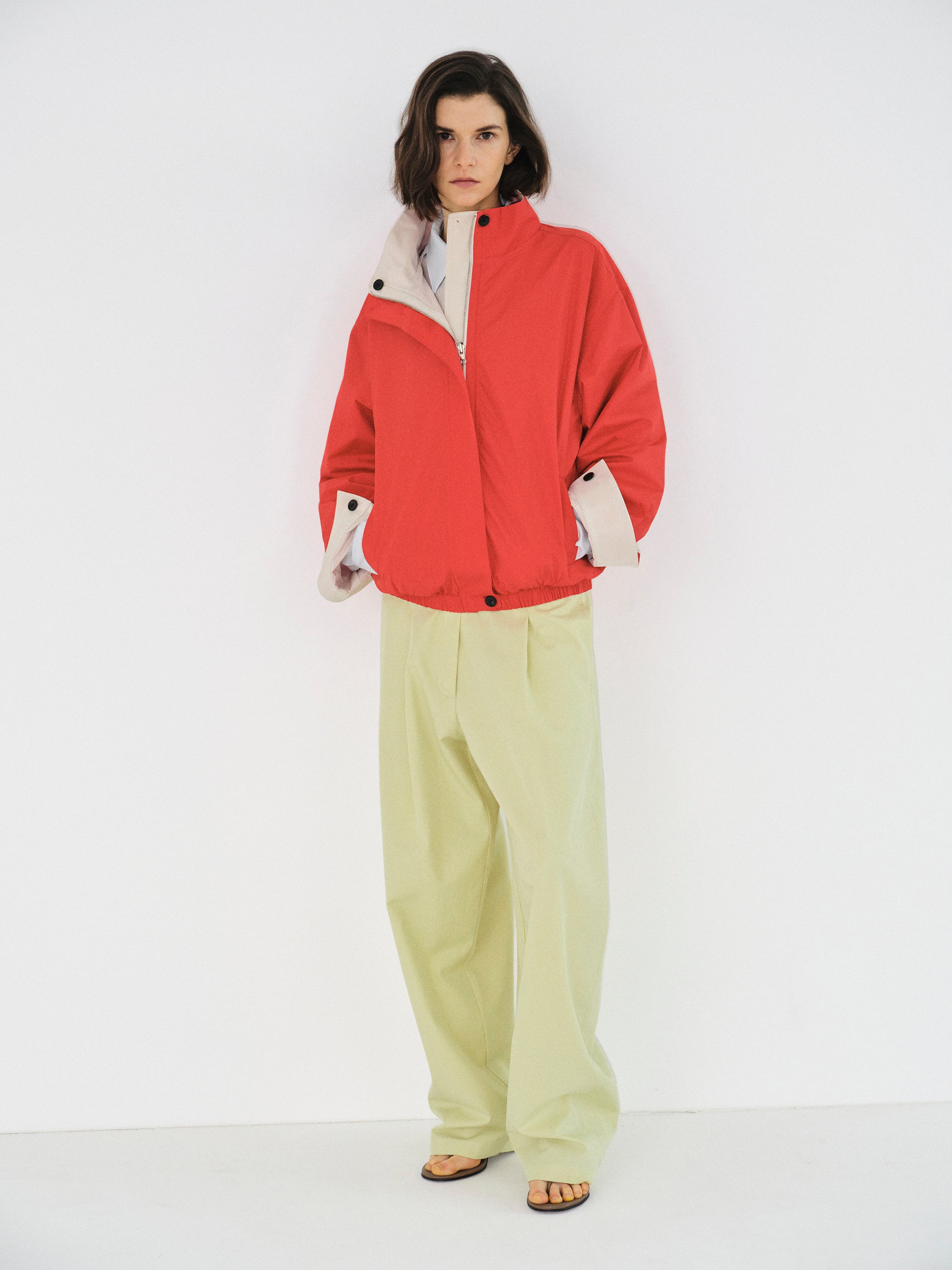 Reversible Blouson Jacket, Red