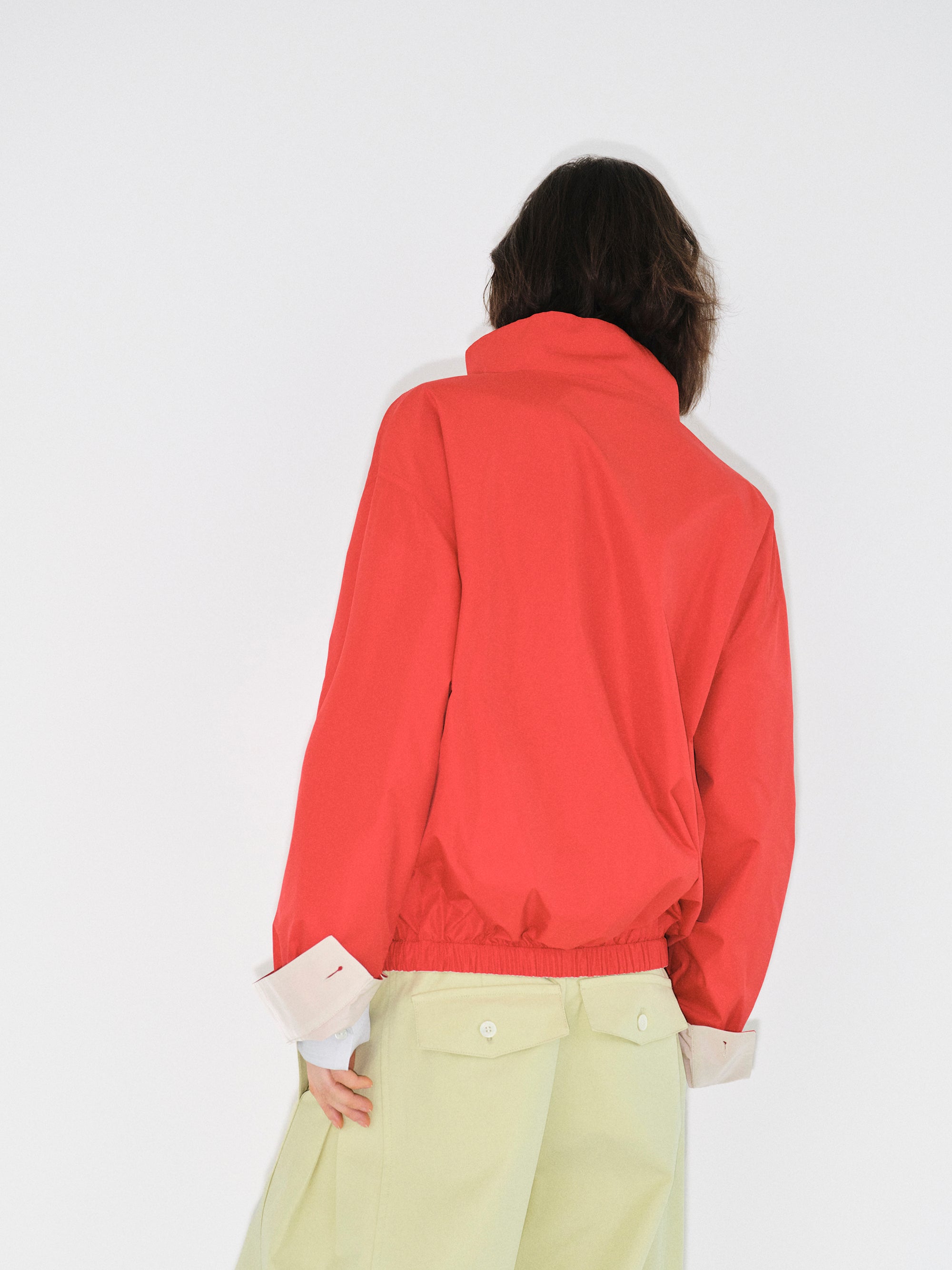 Reversible Blouson Jacket, Red