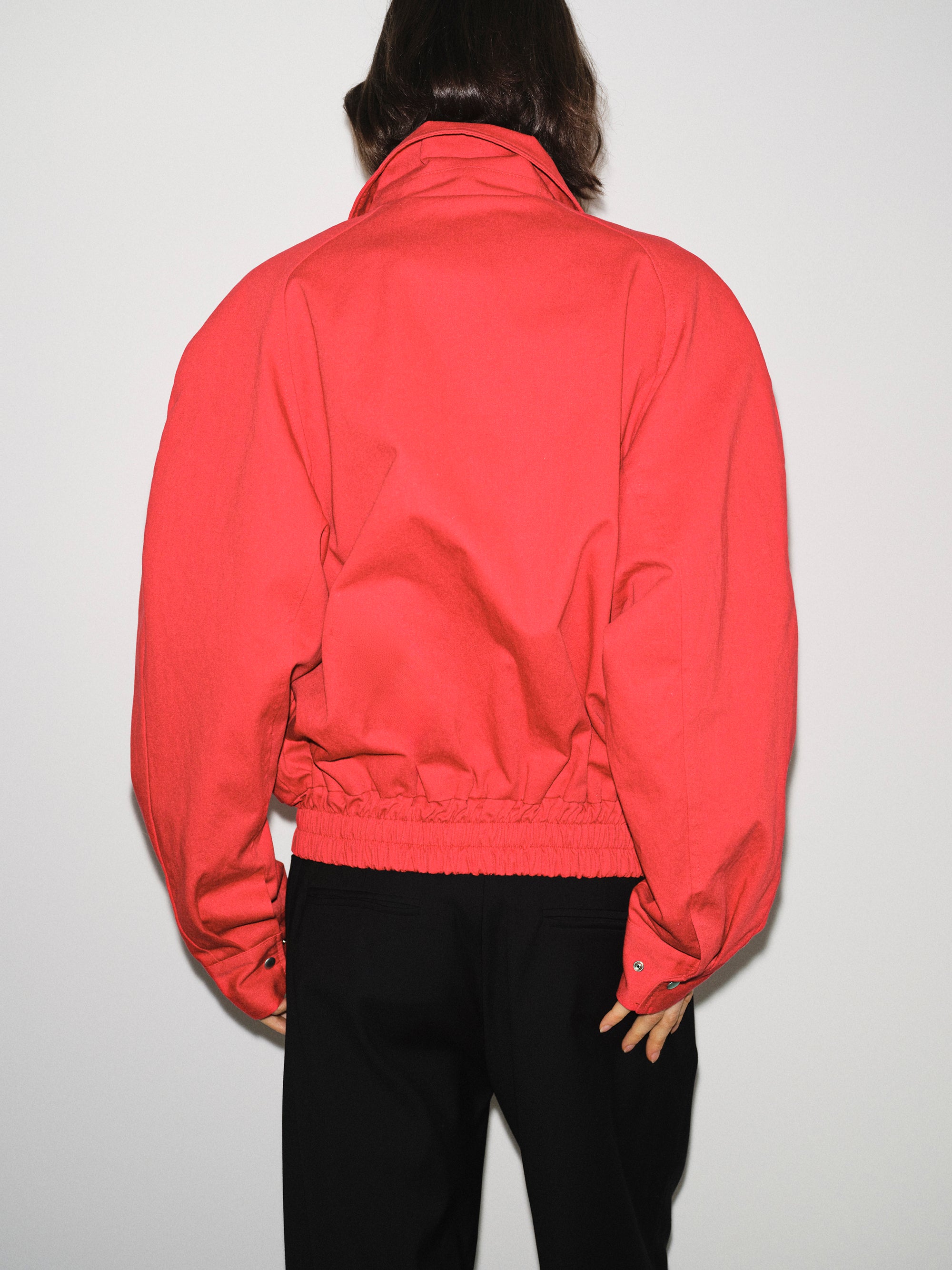 Blouson Bomber Jacket, Red