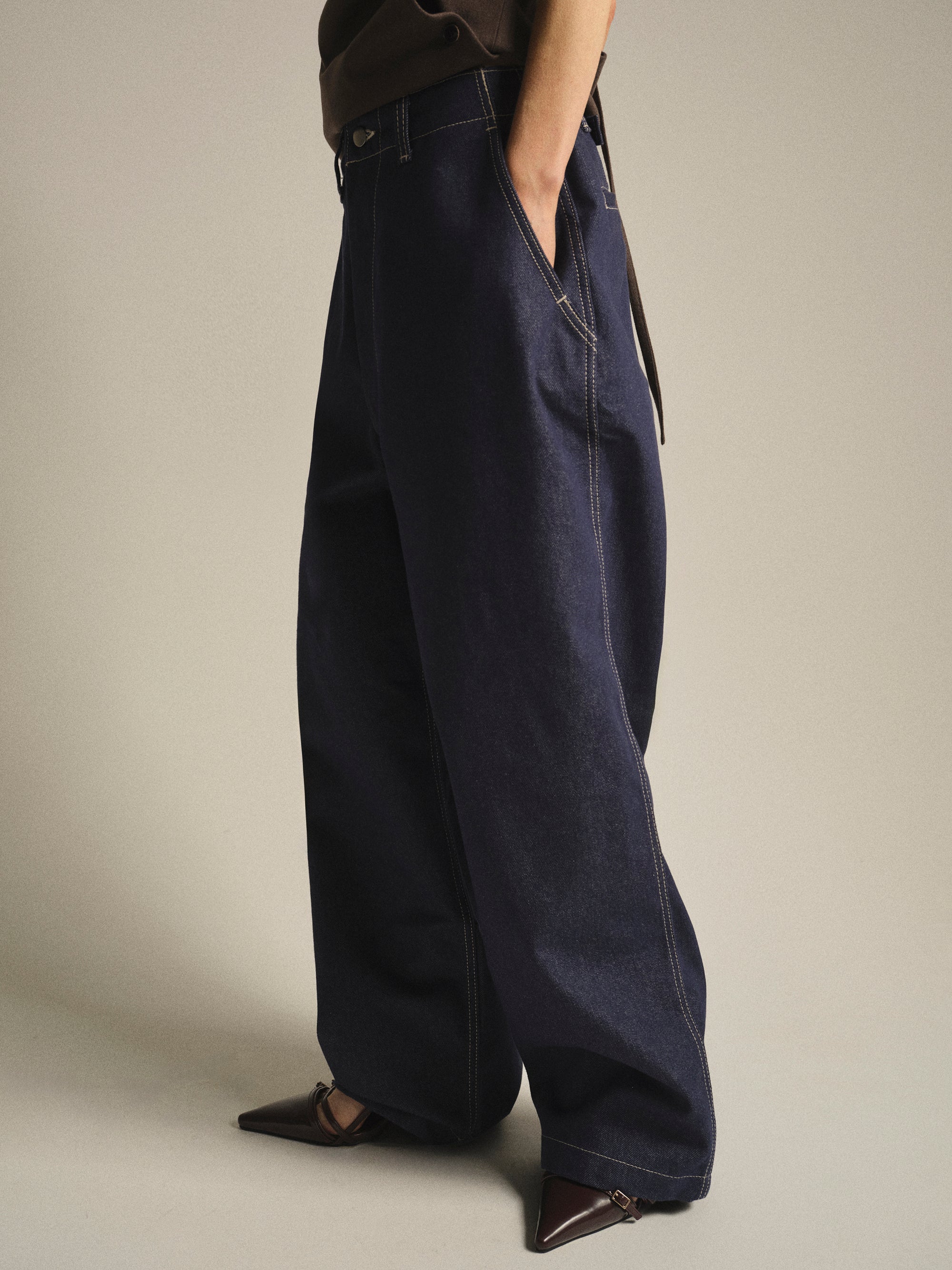 Loose Baggy Jeans, Indigo