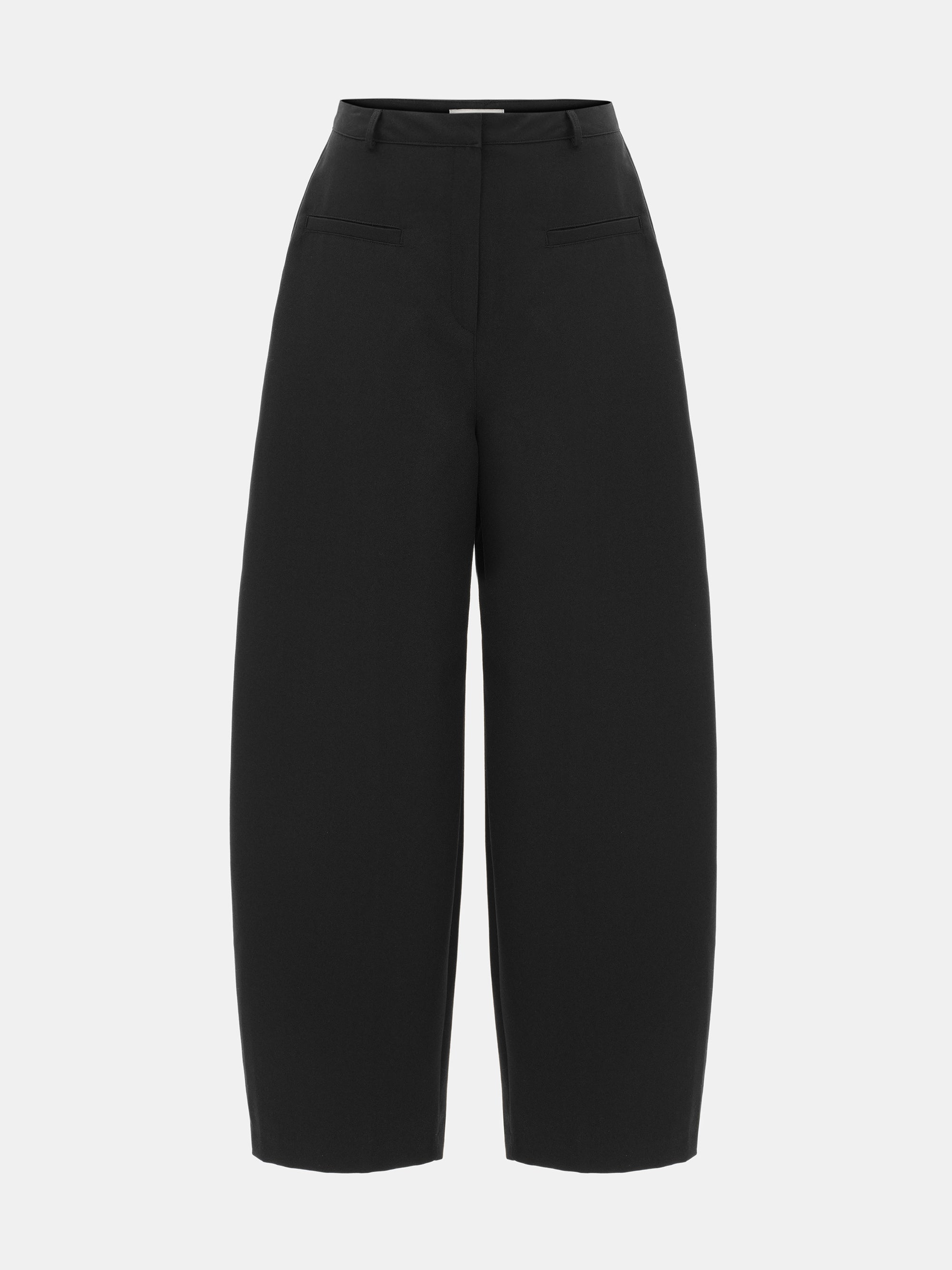 Mesa Front Welt Pocket Trousers, Black