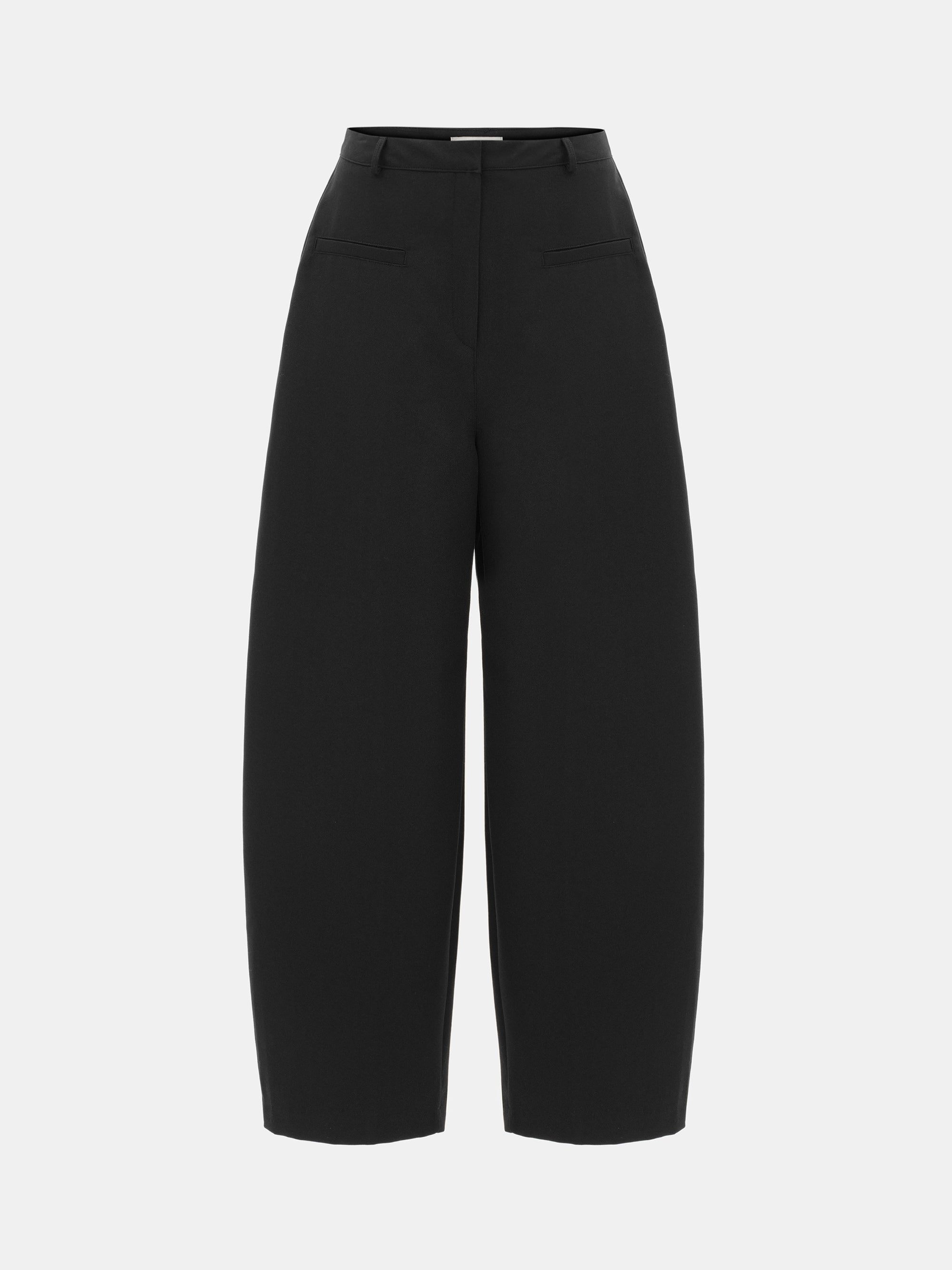 Mesa Front Welt Pocket Trousers, Black