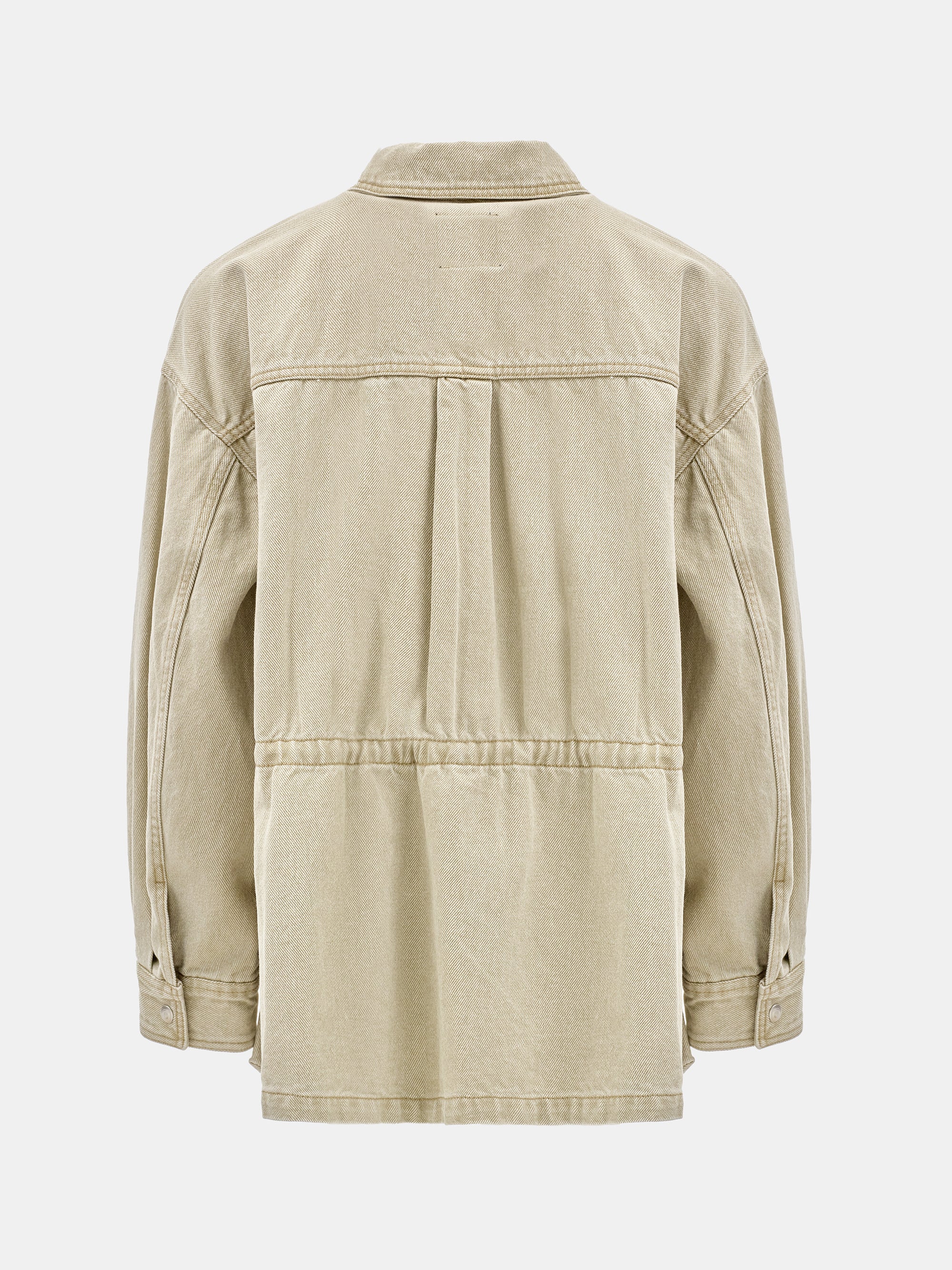Washed Field Denim Jacket, Beige