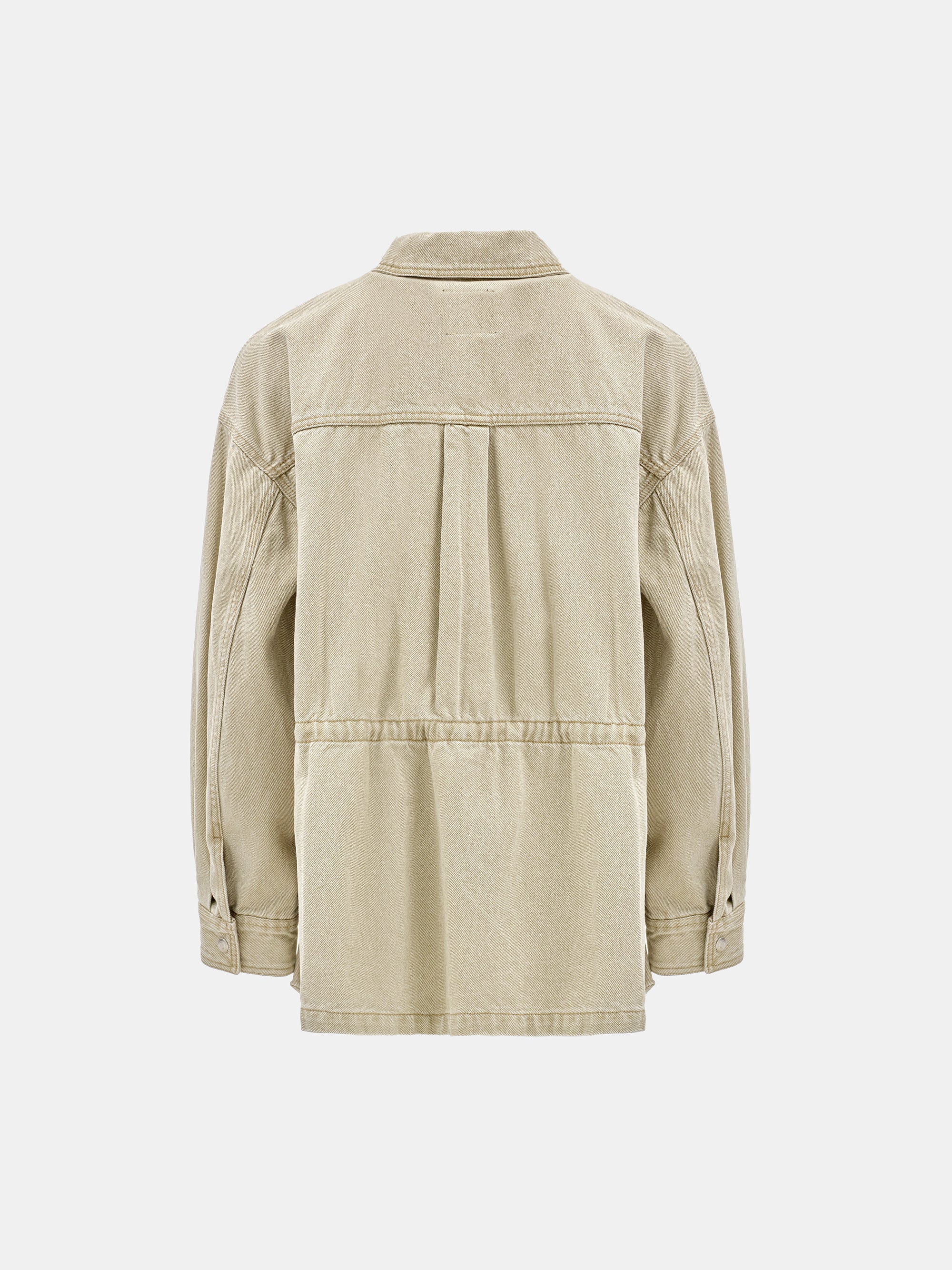 Washed Field Denim Jacket, Beige