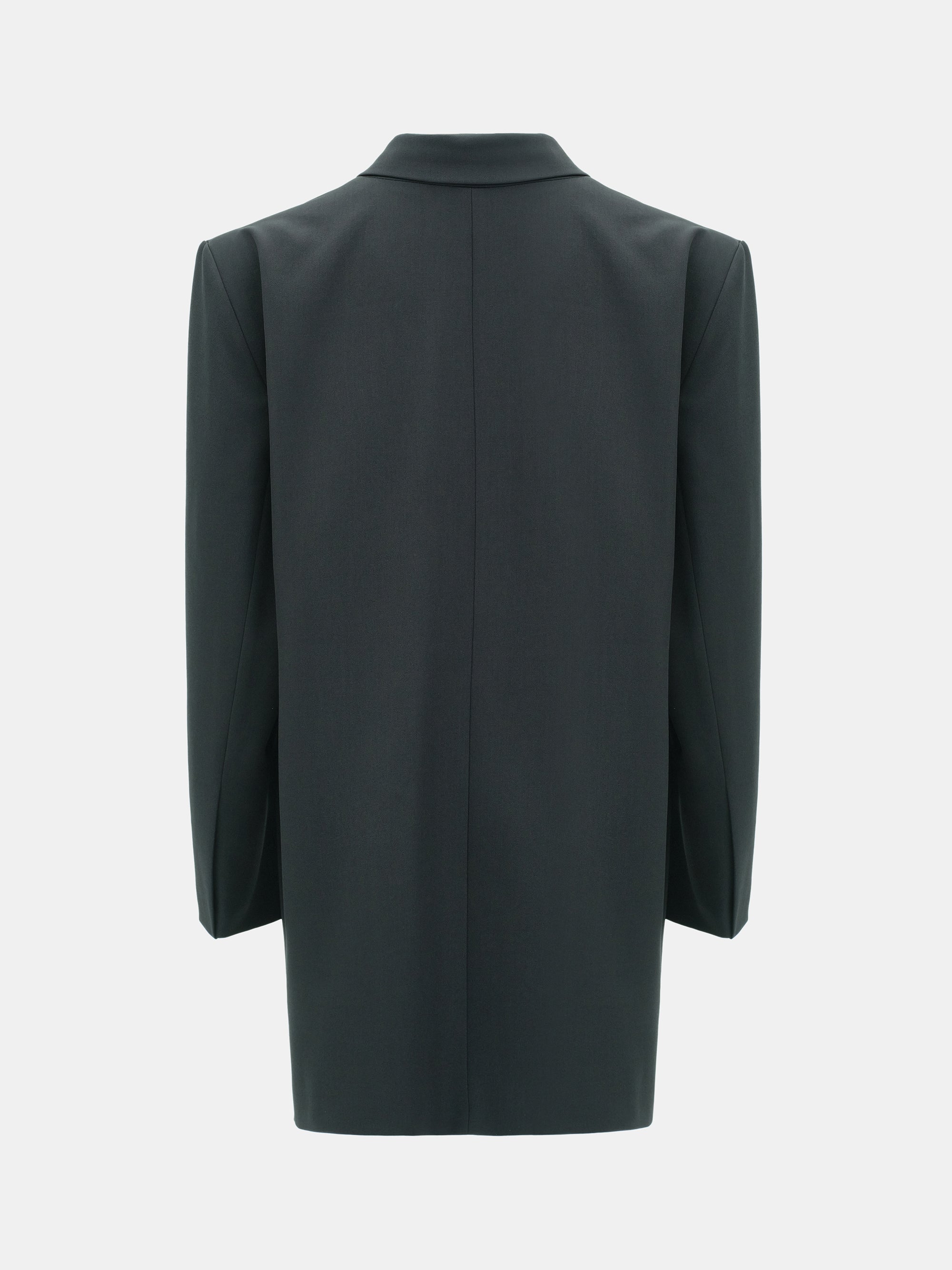 Oversized Double Breasted Blazer, Black