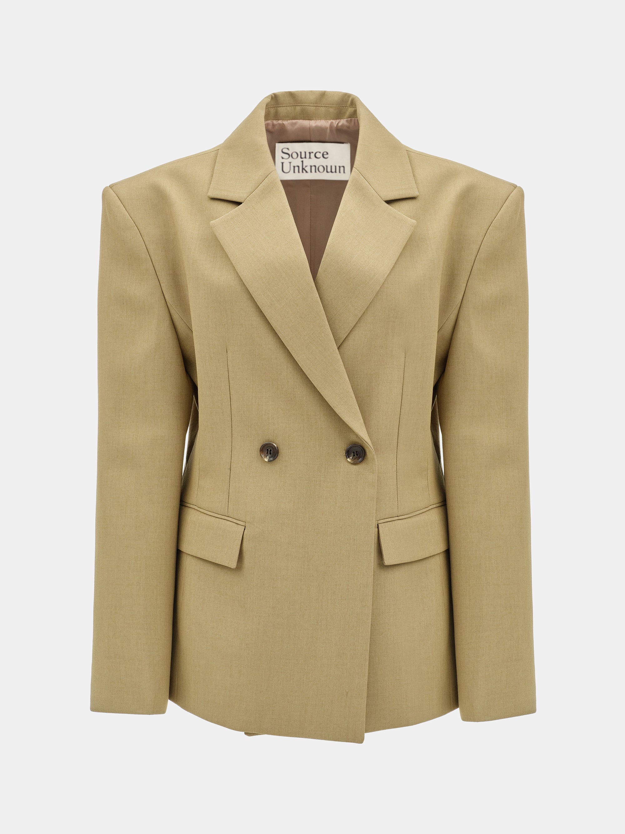 Mesa Tapered Blazer, Beige